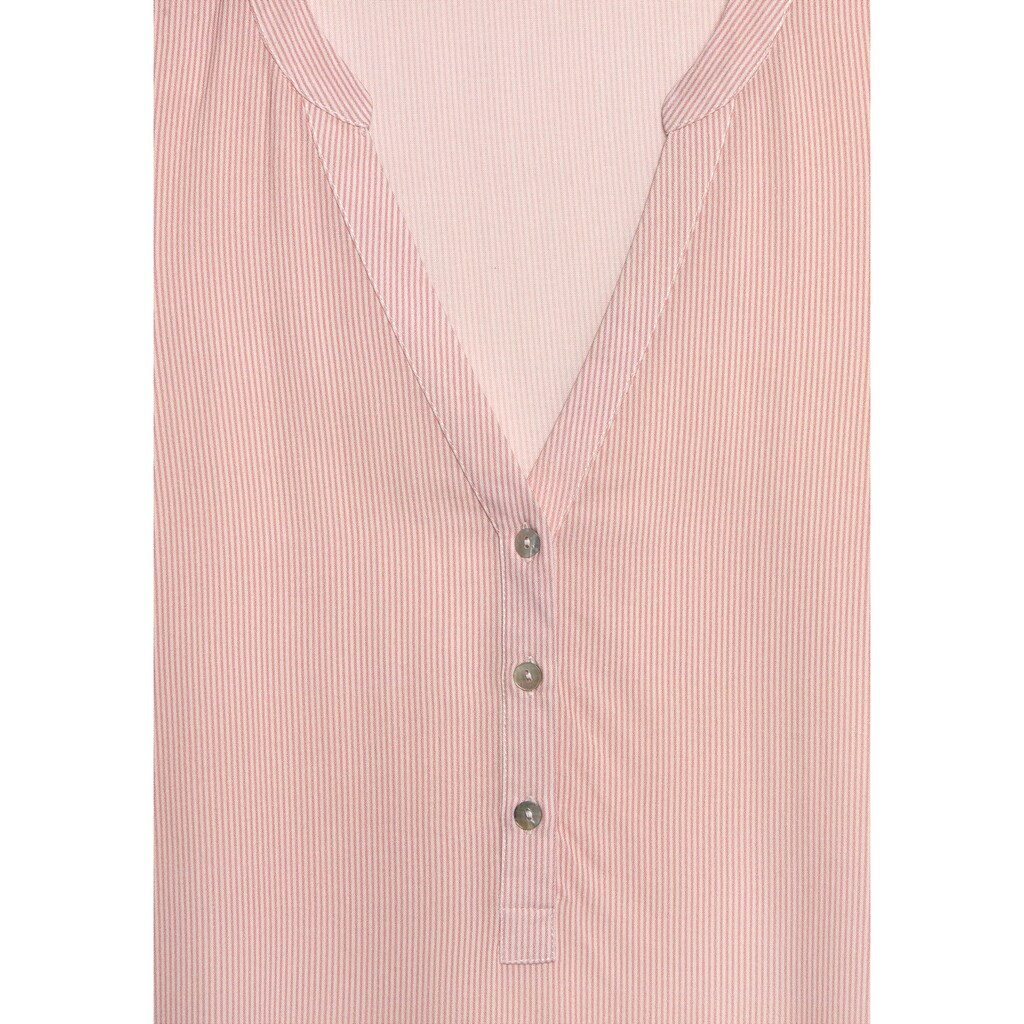 LASCANA Shirtbluse, mit zartem Streifendruck