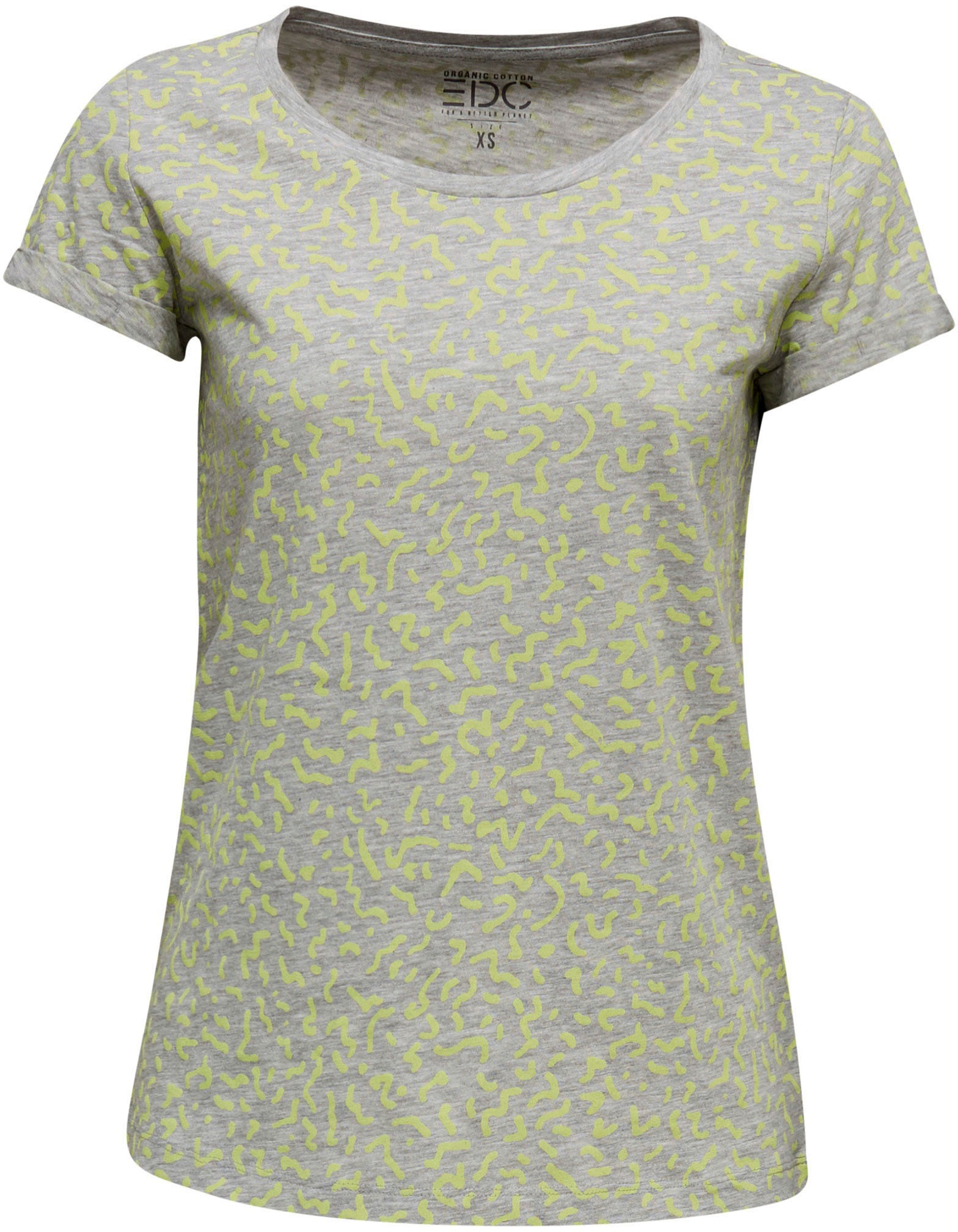 Image of edc by Esprit T-Shirt, mit trendy neonfarbenem Alloverprint bei Ackermann Versand Schweiz