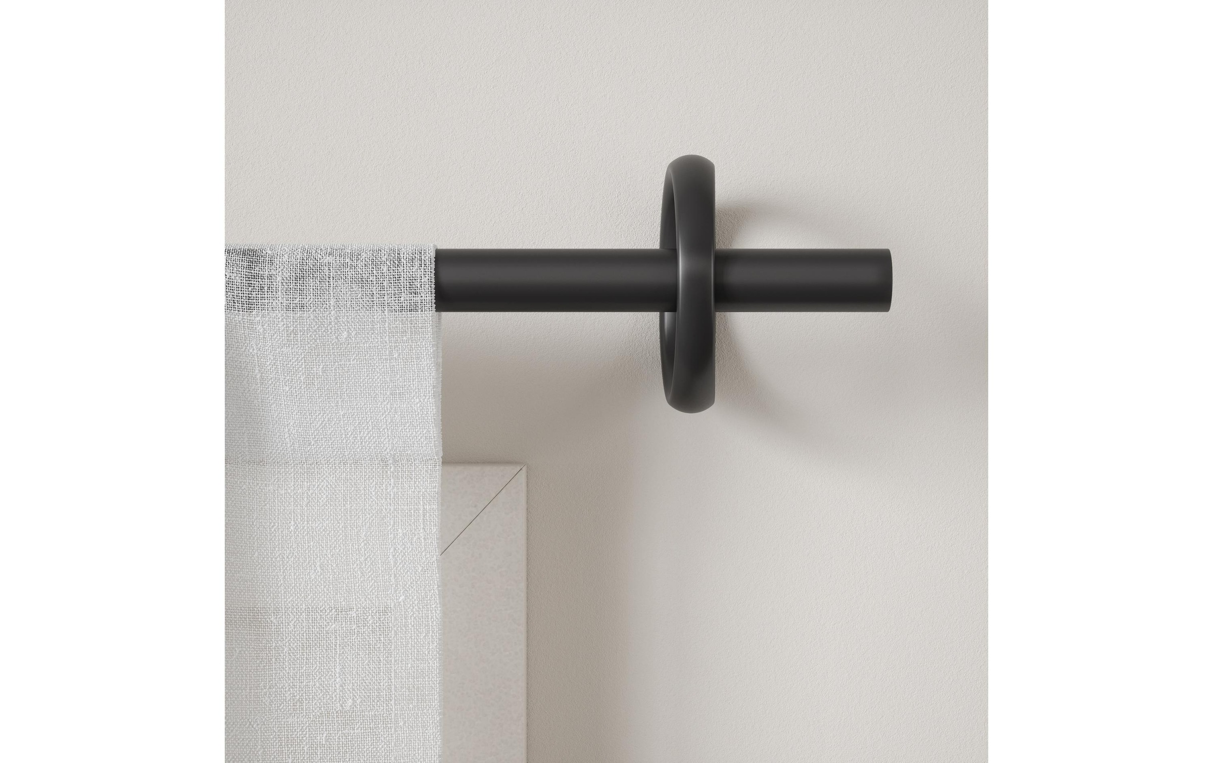 Image of Umbra Vorhangstange "Ringlet 107 - 305 cm, Schwarz matt"