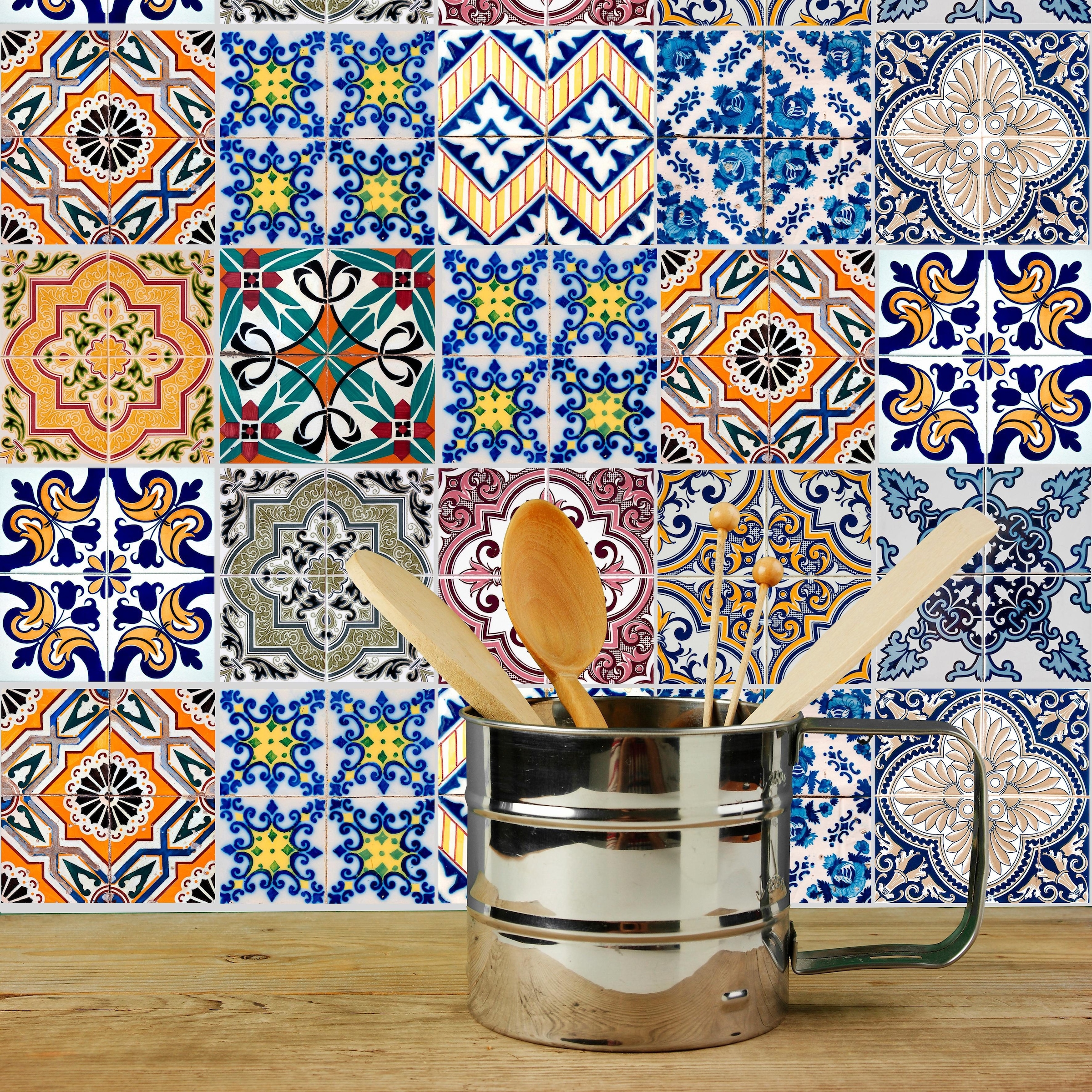 Home affaire Fliesenaufkleber »Ornamente« Stickerfliesen, selbstklebend, Sticker, 12er Set