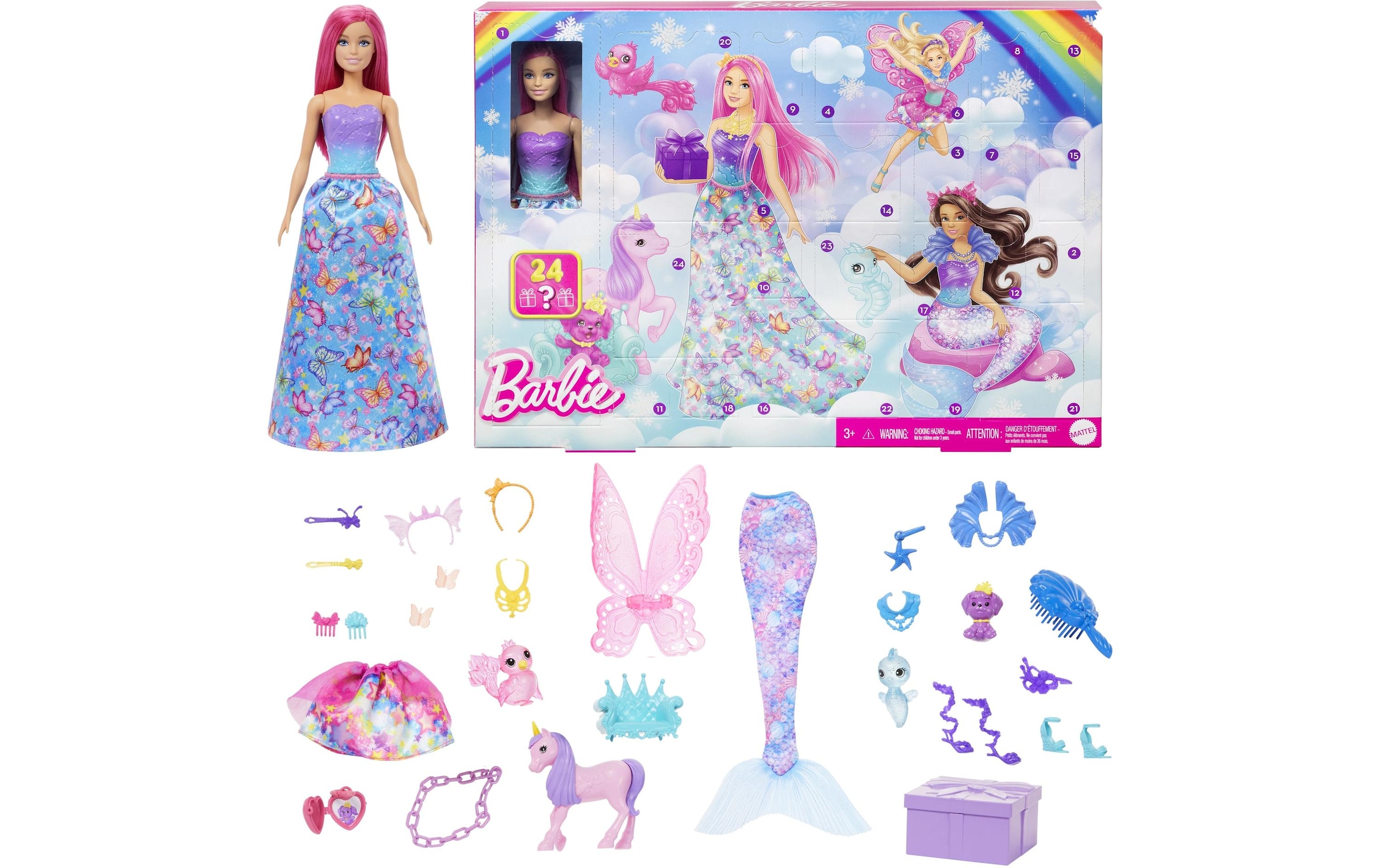 Barbie Adventskalender »Barbie Dreamtopia 2024«, ab 3 Jahren