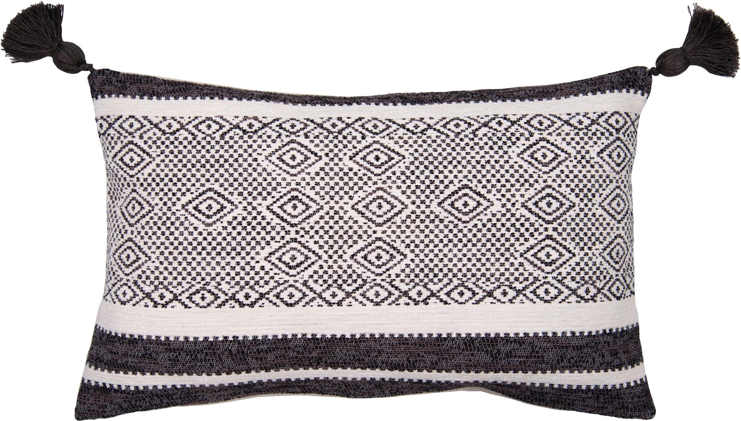 Image of TOM TAILOR Kissenbezug »Mixed Pattern«, (1 St.), mit Pompons bei Ackermann Versand Schweiz