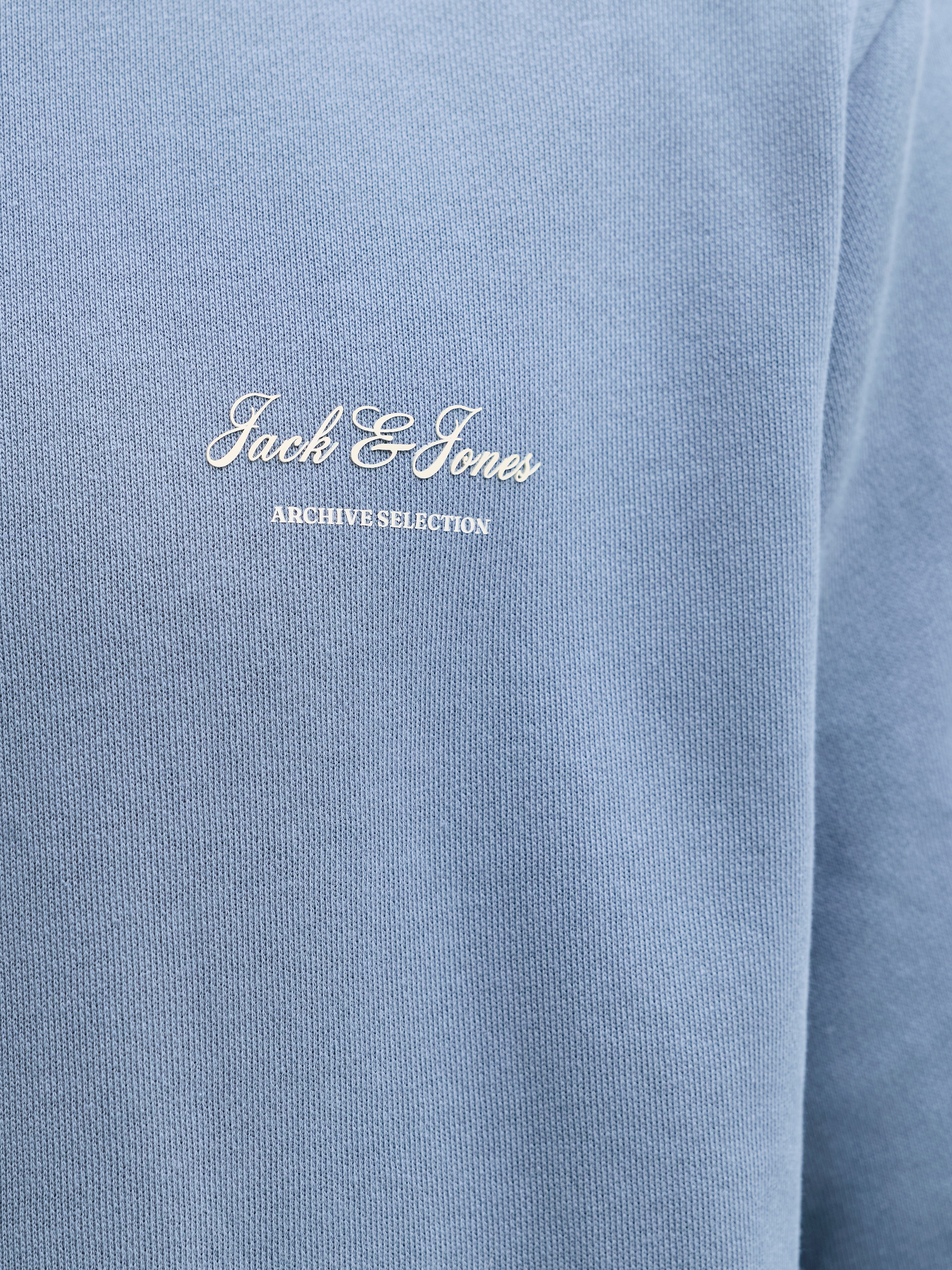 Jack & Jones PlusSize Sweat-shirt »JJEARCHIVE GRAPHIC SWEAT CN NOOS PLS«, mélange coton, coupe décontractée
