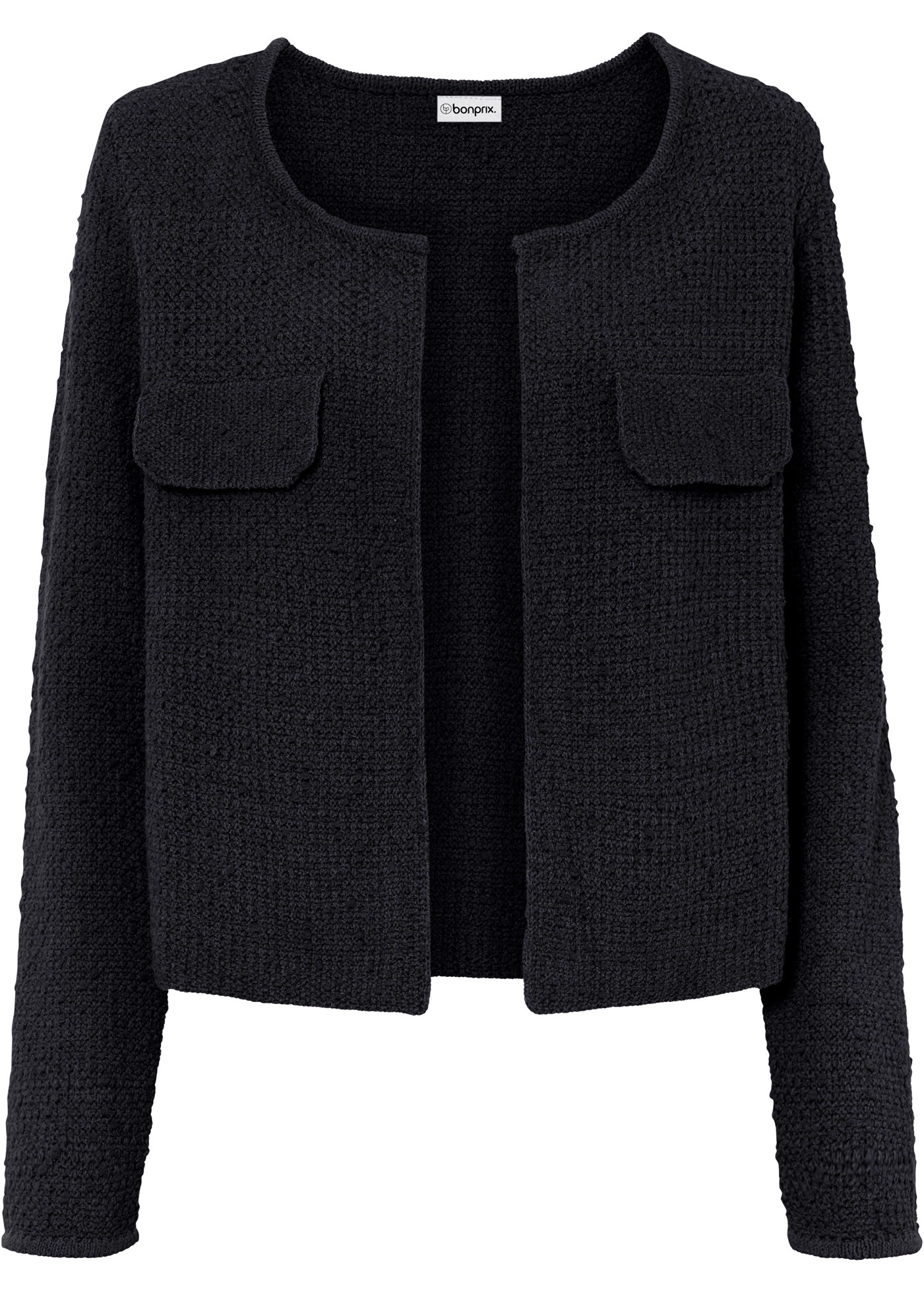 bonprix Veste en tricot Loose fit, mit Bouclégarn, femininer Stil