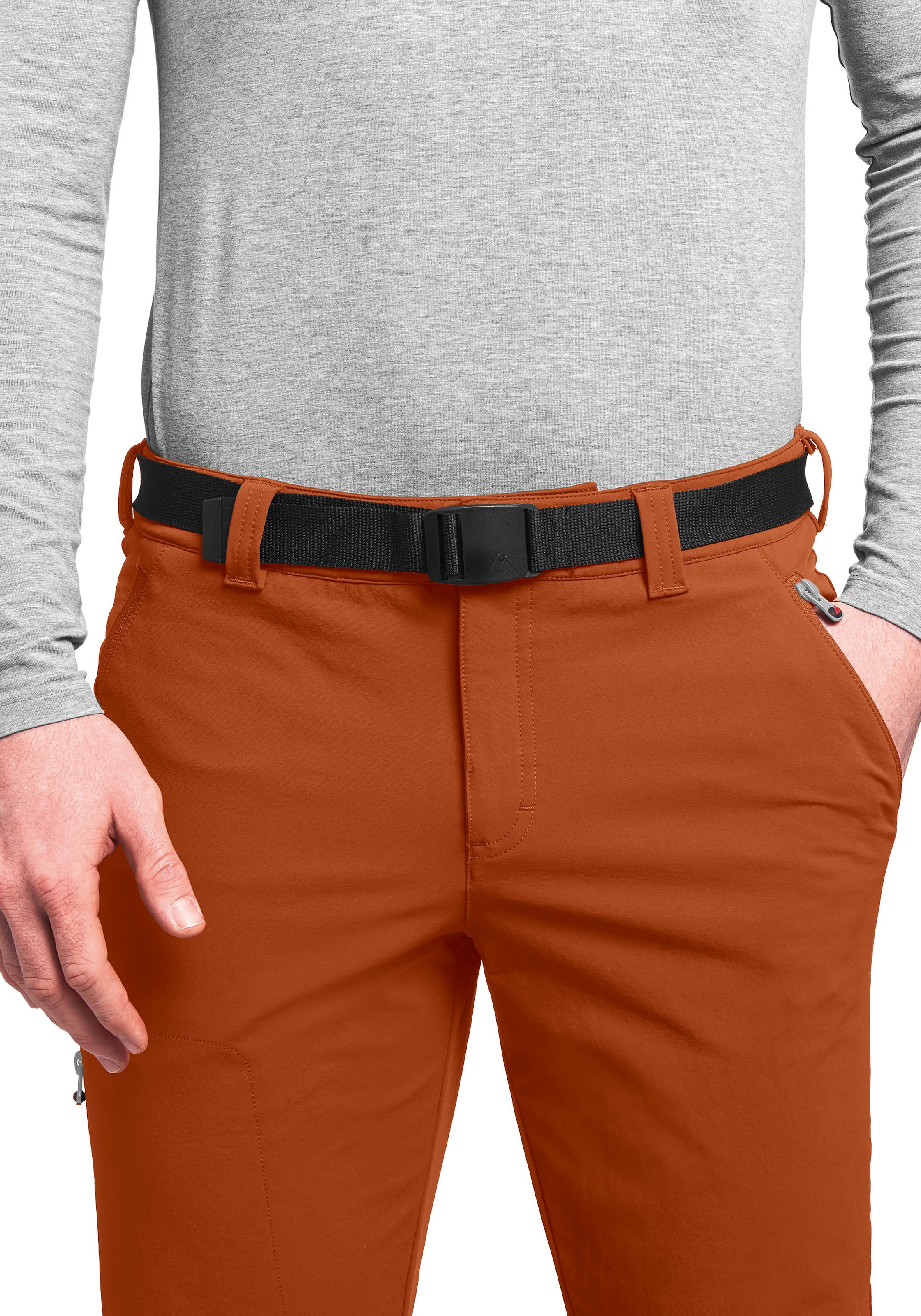 Maier Sports Funktionshose »Naturno slim«, Herren Wanderhose, elastische Trekking-Hose, 4 Taschen, Slim Fit