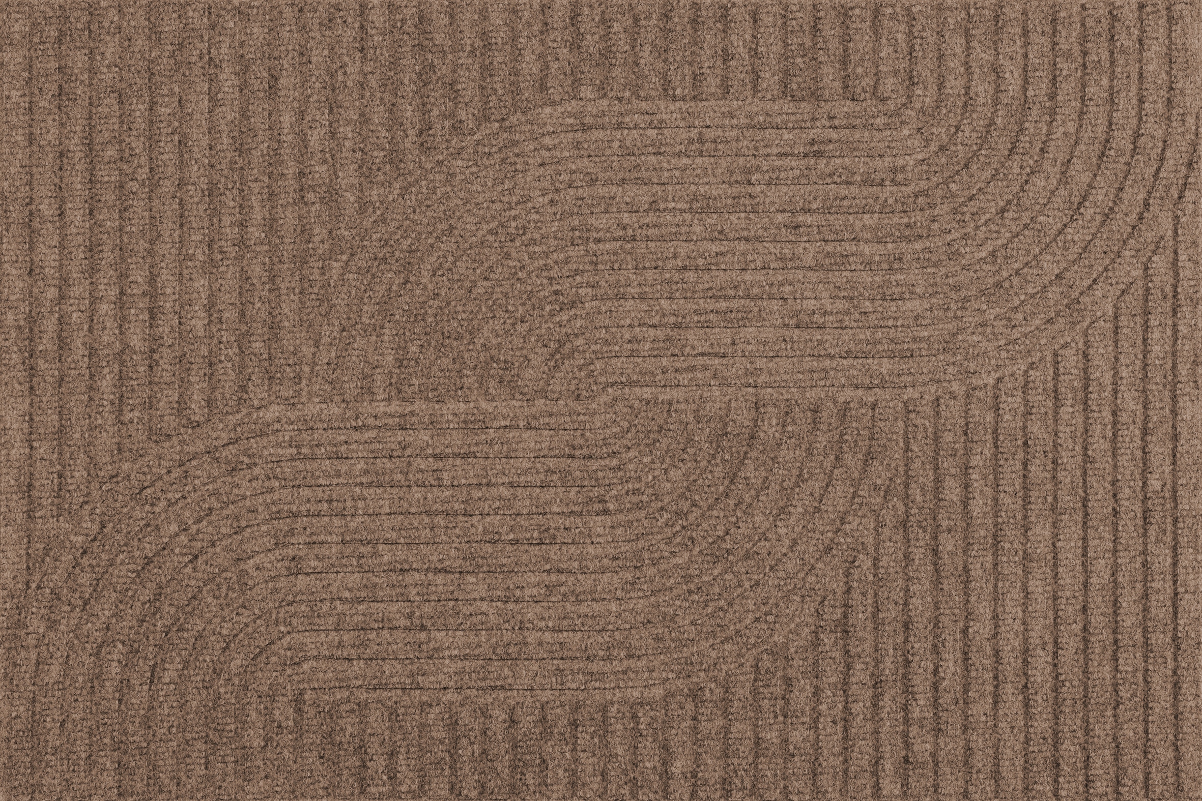 Image of wash+dry by Kleen-Tex Fussmatte "Loop taupe" rechteckig 8 mm Höhe