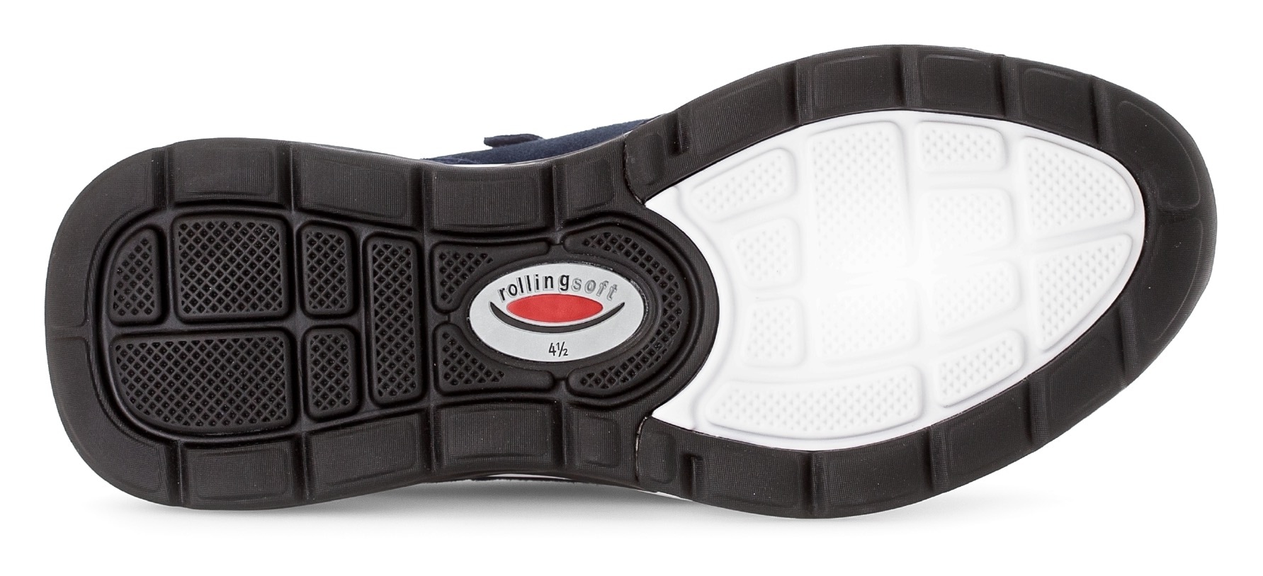 Gabor Rollingsoft Baskets compensées  , Freizeitschuh, Halbschuh, Schnürer mit gepolstertem Schaftrand