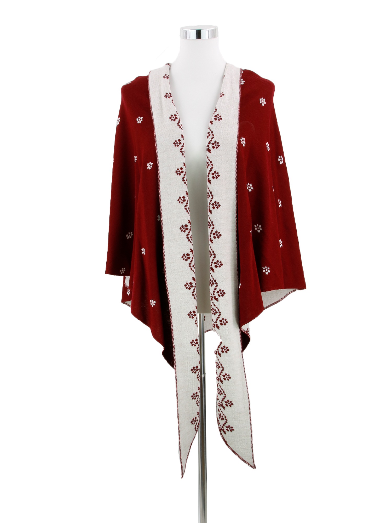 Image of Luise Steiner Dreieckstuch, (1 St.), Trachtenponcho mit Rankenmuster bei Ackermann Versand Schweiz