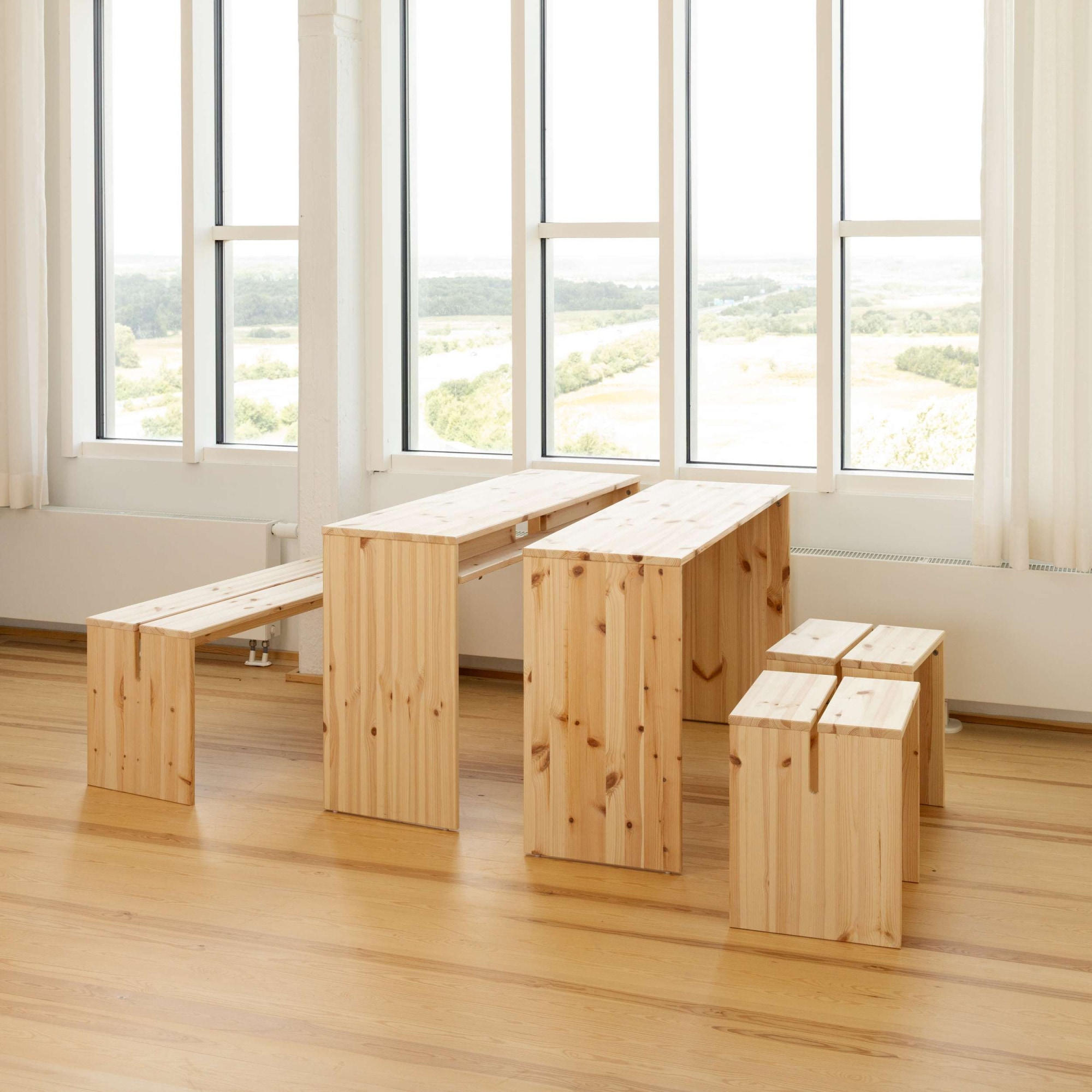 Karup Design Sitzhocker »Join-In Stool, Hocker, Sitzhocker, Beistelltisch, aus FSC®-Massivholz« minimalistisches Design, langlebig, flexibel, vielseitig éinsetzbar