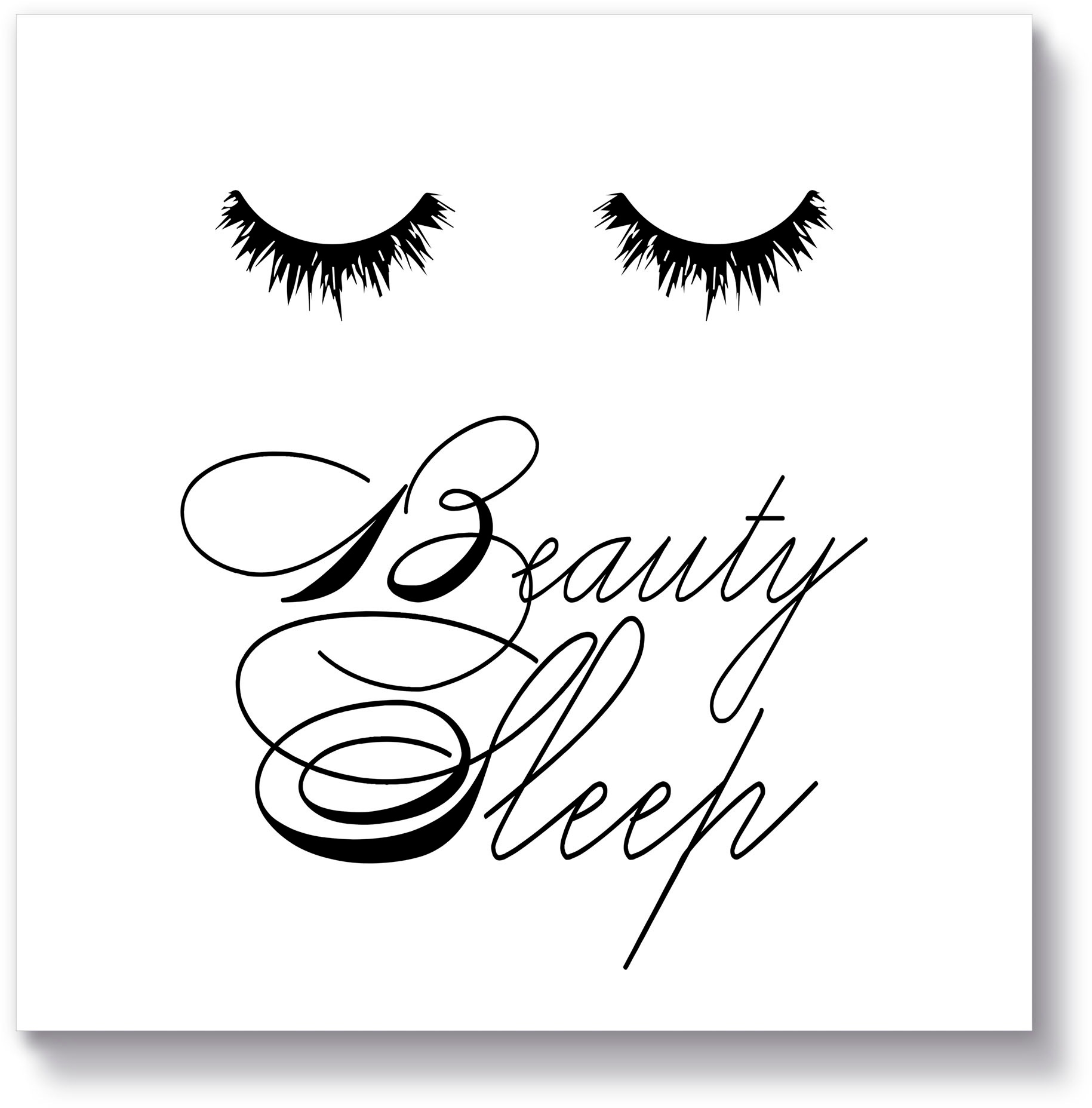 Image of Artland Holzbild »Schönheitsschlaf«, Sprüche & Texte, (1 St.) bei Ackermann Versand Schweiz