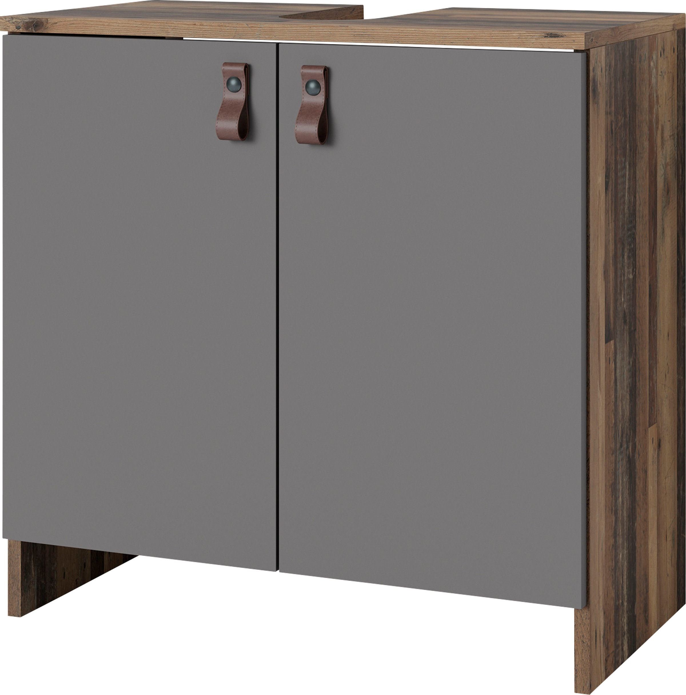 Image of byLIVING Waschbeckenunterschrank »New York«, Breite 60 cm, moderne Optik trifft auf viel Stauraum bei Ackermann Versand Schweiz