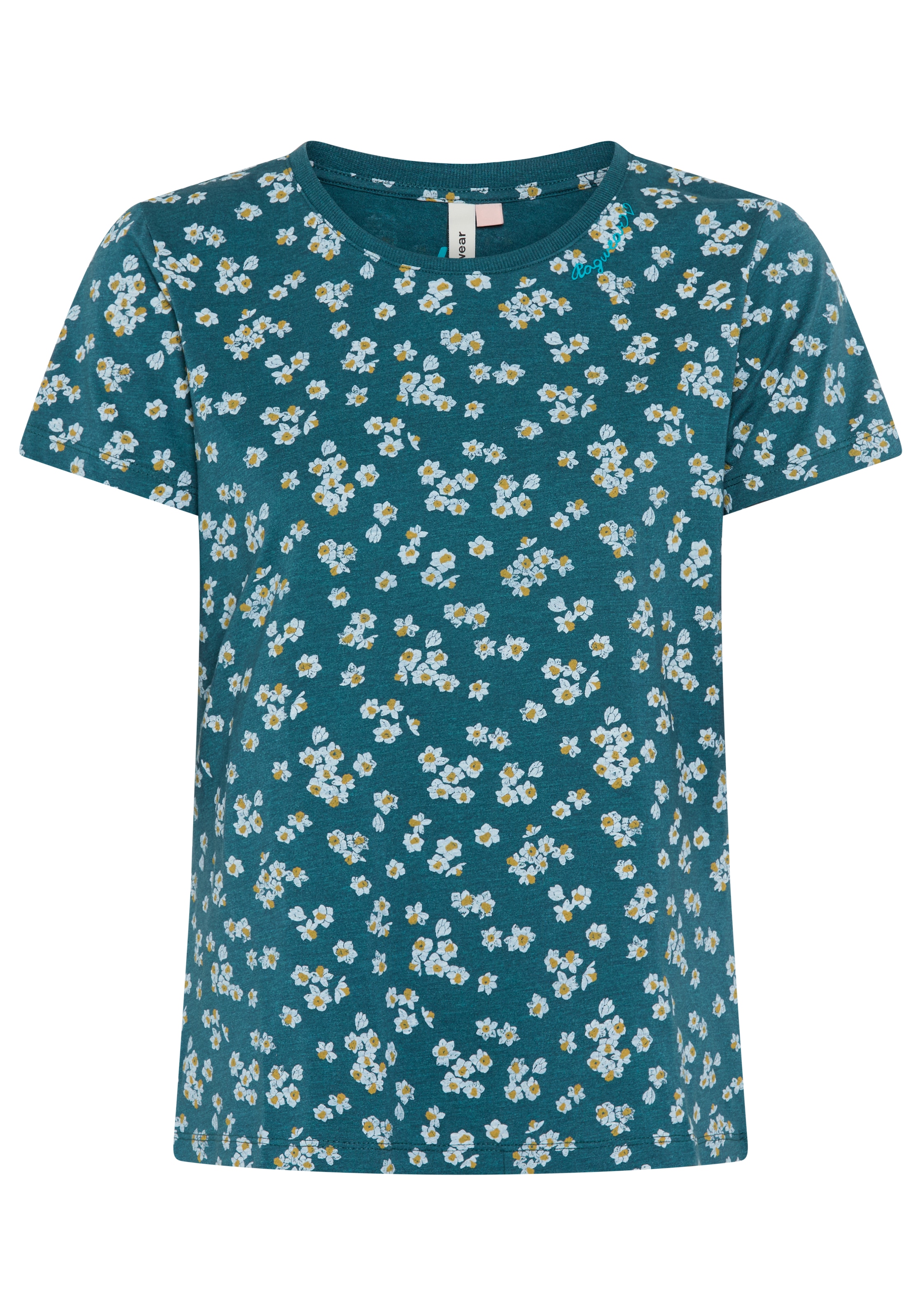 Ragwear Kurzarmshirt »MINTTA FLOWER O« mit sommerlichem Print
