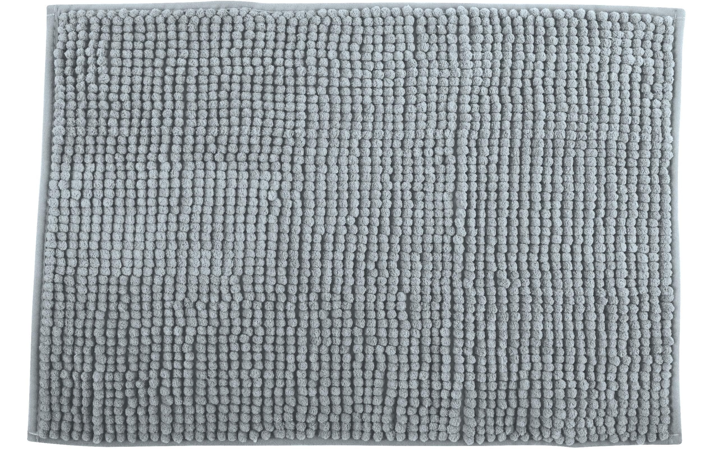 Image of MSV Badematte "Chenille Hellbgrau"