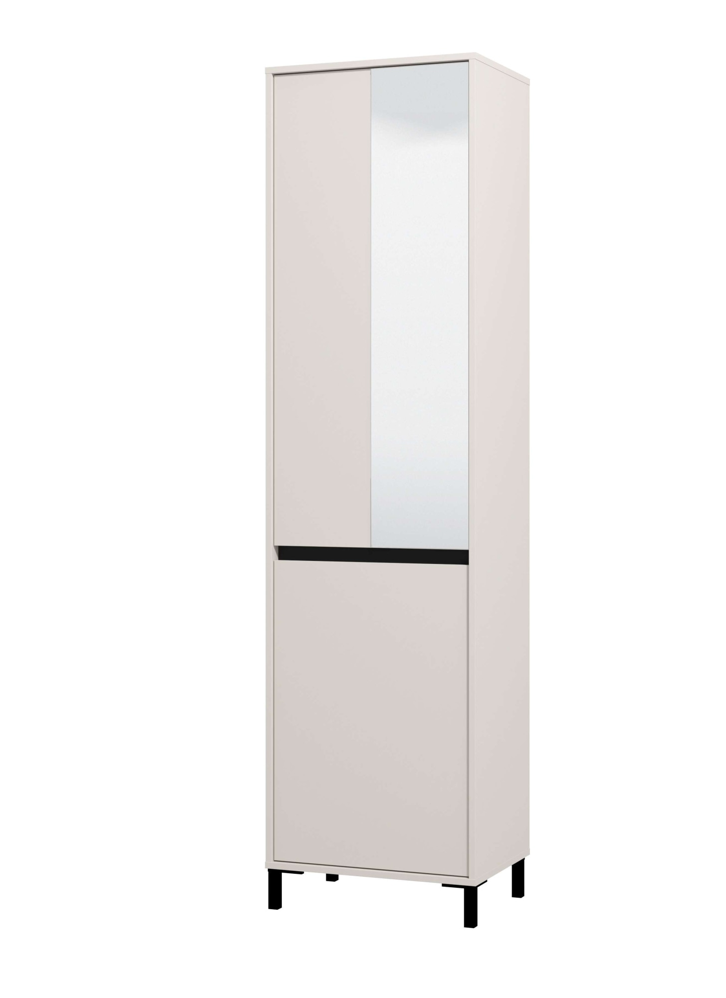 Home affaire Garderobenschrank »Arran, Stauraumschrank, Flurschrank, ausziehbare Kleiderstange« Spiegeltür, zwei Regale. Gesamtbreite 54,5 cm