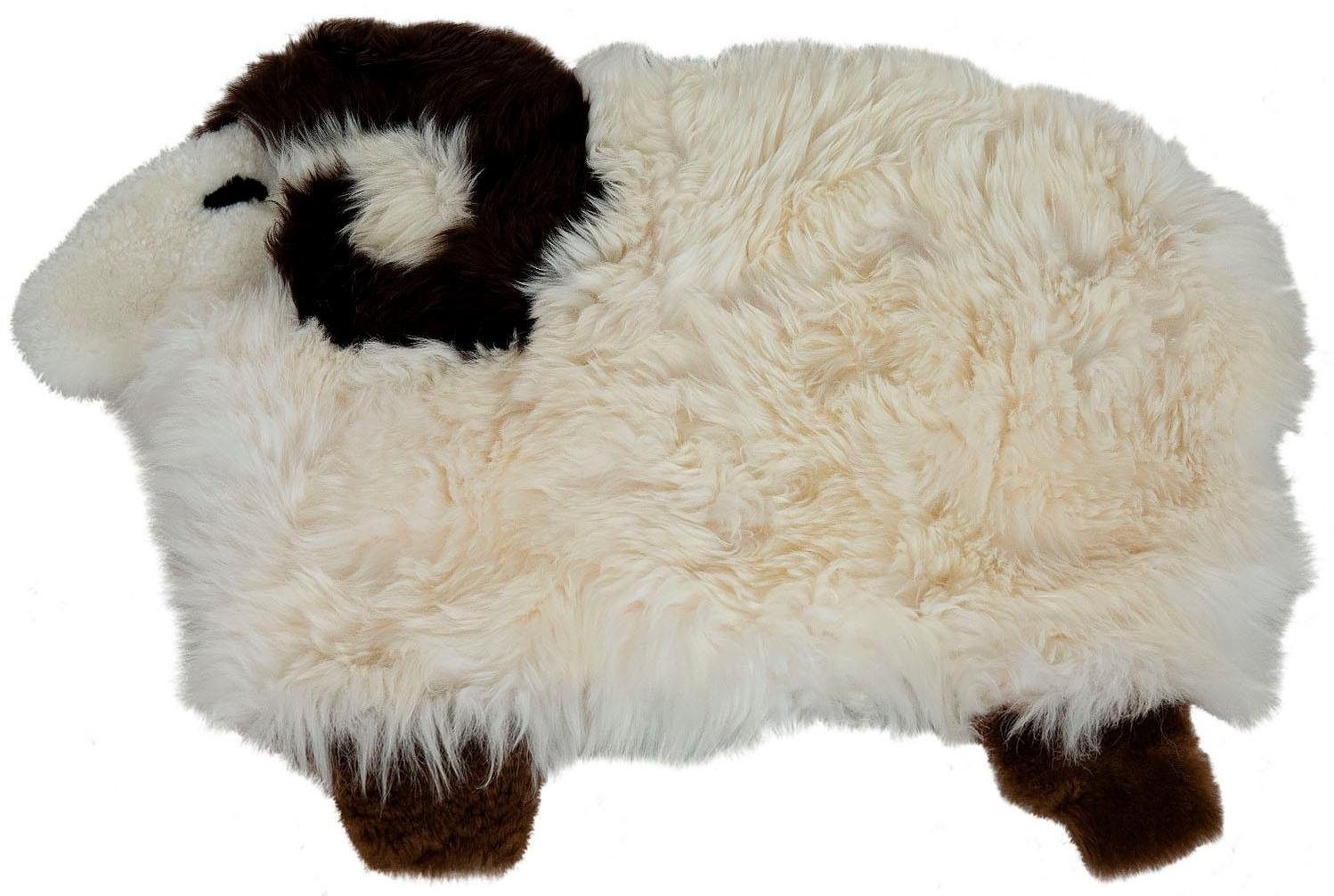 Image of Paco Home Fellteppich »Australisches Lammfell - Schaf«, Motivform, 45 mm Höhe, Kinderteppich, echtes Lammfell, Kinderzimmer bei Ackermann Versand Schweiz
