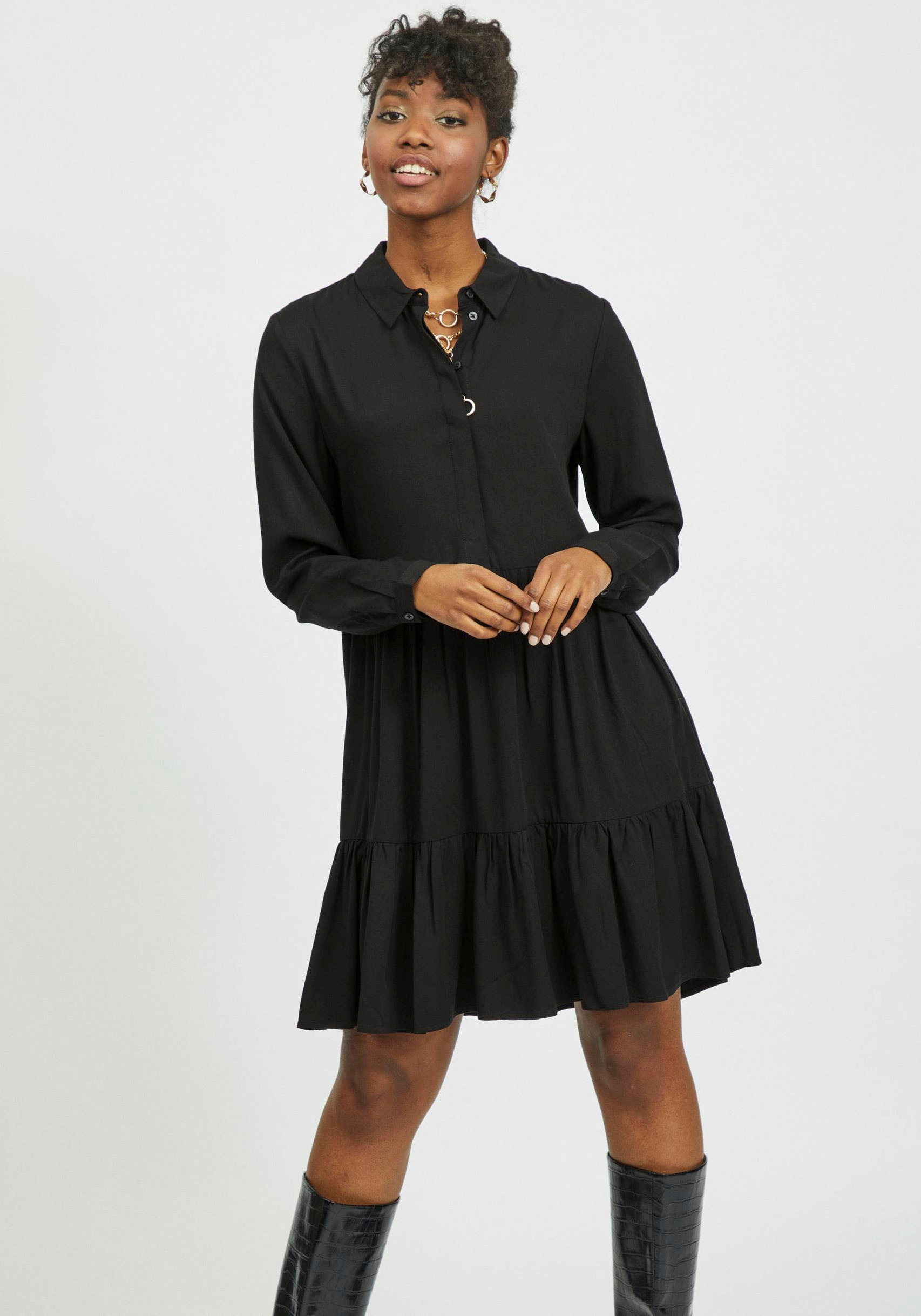 Image of Vila Hemdblusenkleid »VIMOROSE«, in modischen Stufen bei Ackermann Versand Schweiz