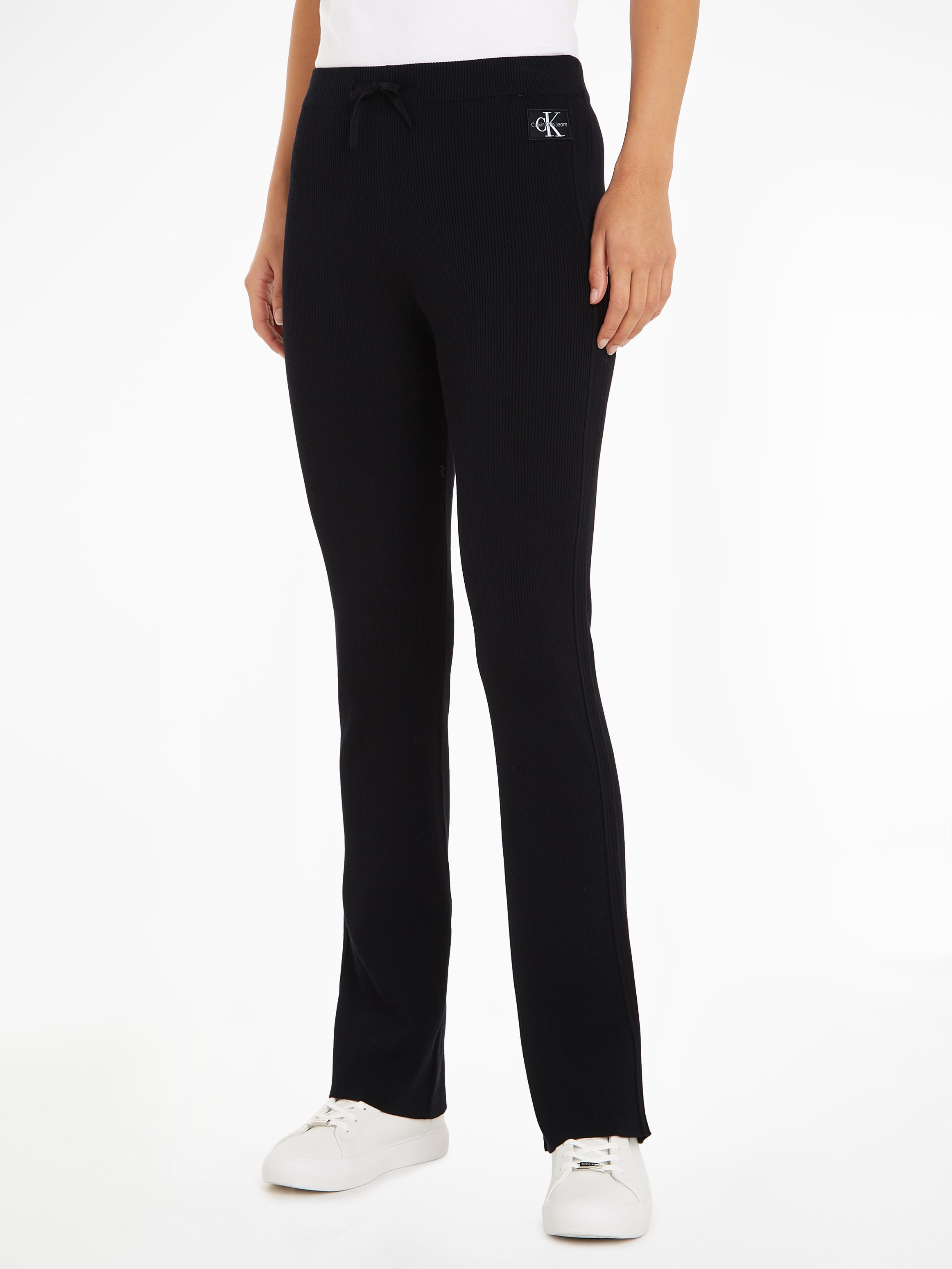 Calvin Klein Jeans Jerseyhose »BADGE STRAIGHT KNITTED PANTS«
