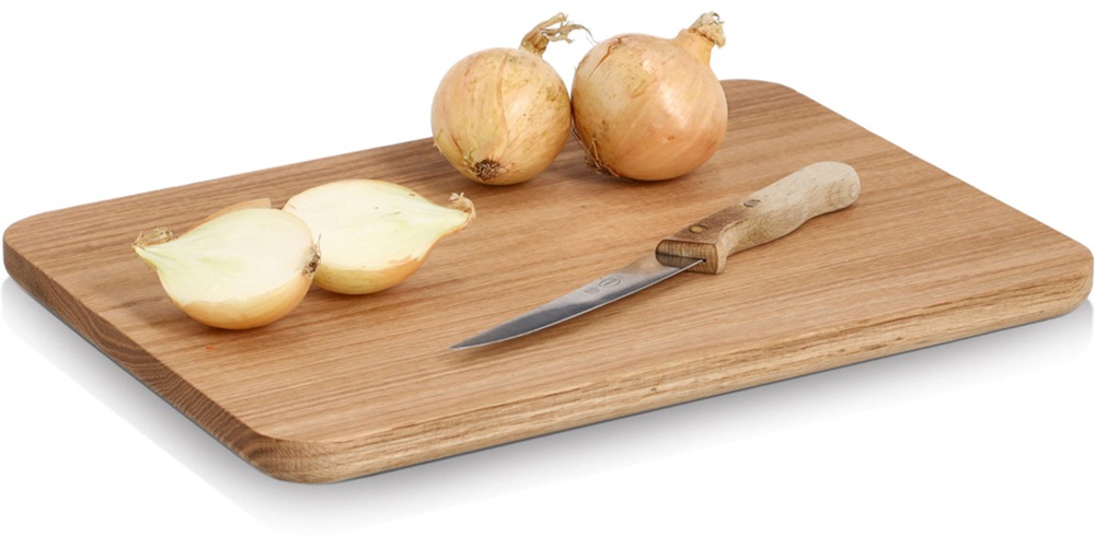 Zeller Present Schneidebrett »Servierbrett, Eiche« Brett aus natürlichem Material