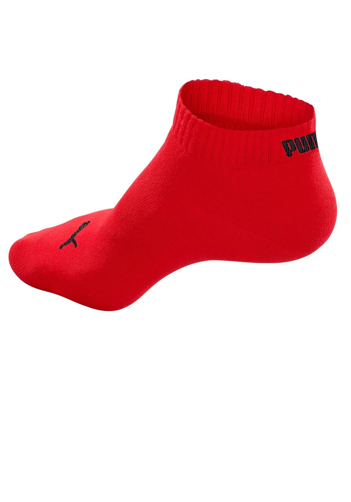 PUMA Kurzsocken, (3 Paar), mit Rippbündchen