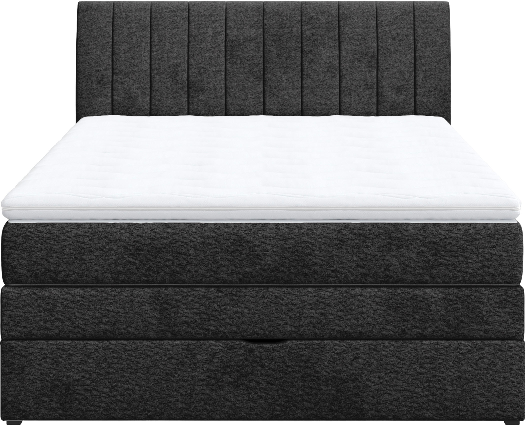 COTTA Lit boxspring »Shark inkl. Bettkasten und Topper« disponible en largeurs 140x200cm, 160x200cm et 180x200cm