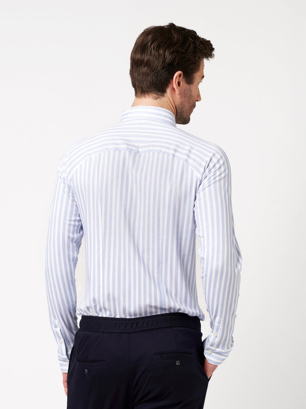 DESOTO Chemise à manches longues »Casual Kent 1/1« chemise business, col Kent, jersey, coupe étroite