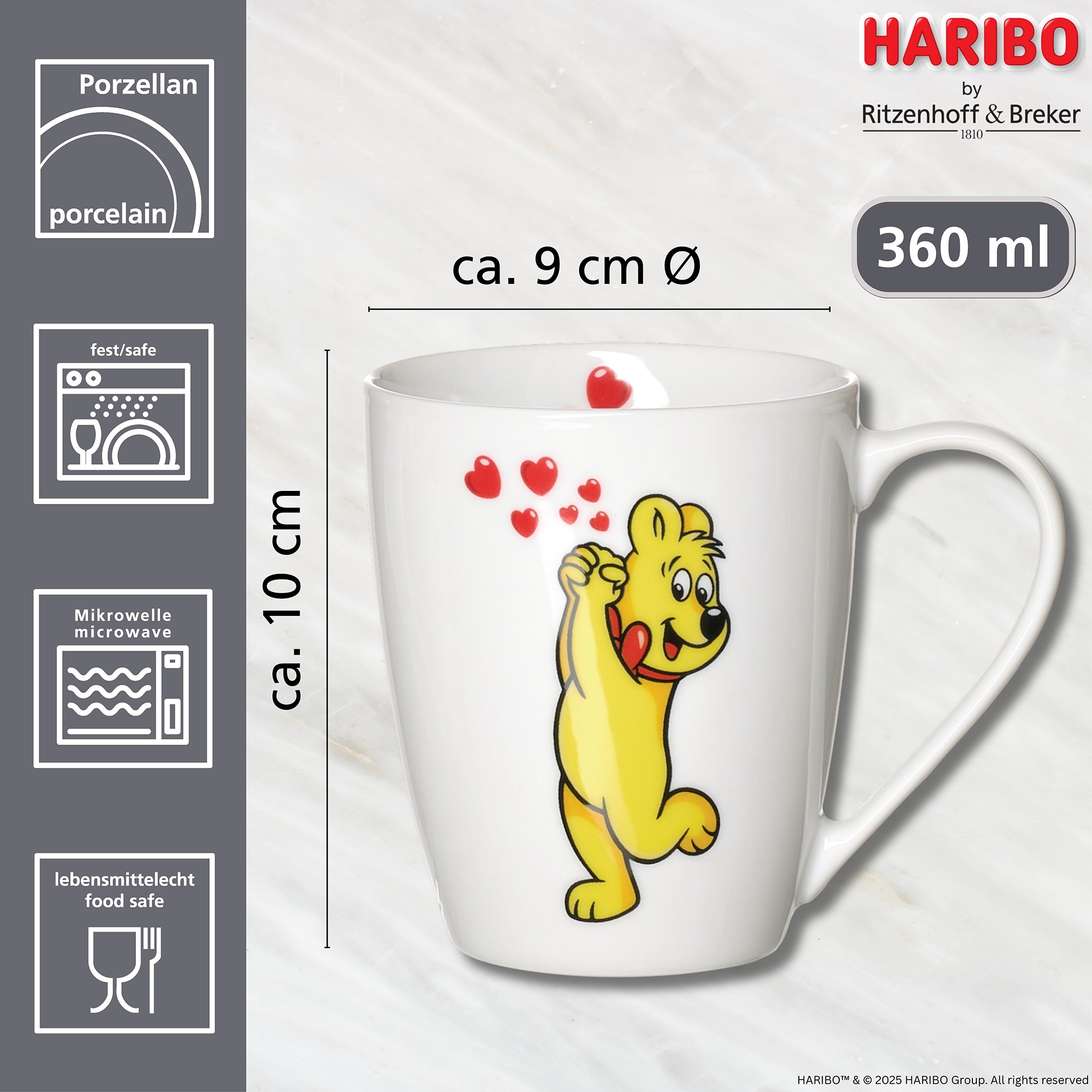 Ritzenhoff & Breker Becher »HARIBO Winner, 360 ml« spülmaschinenfest