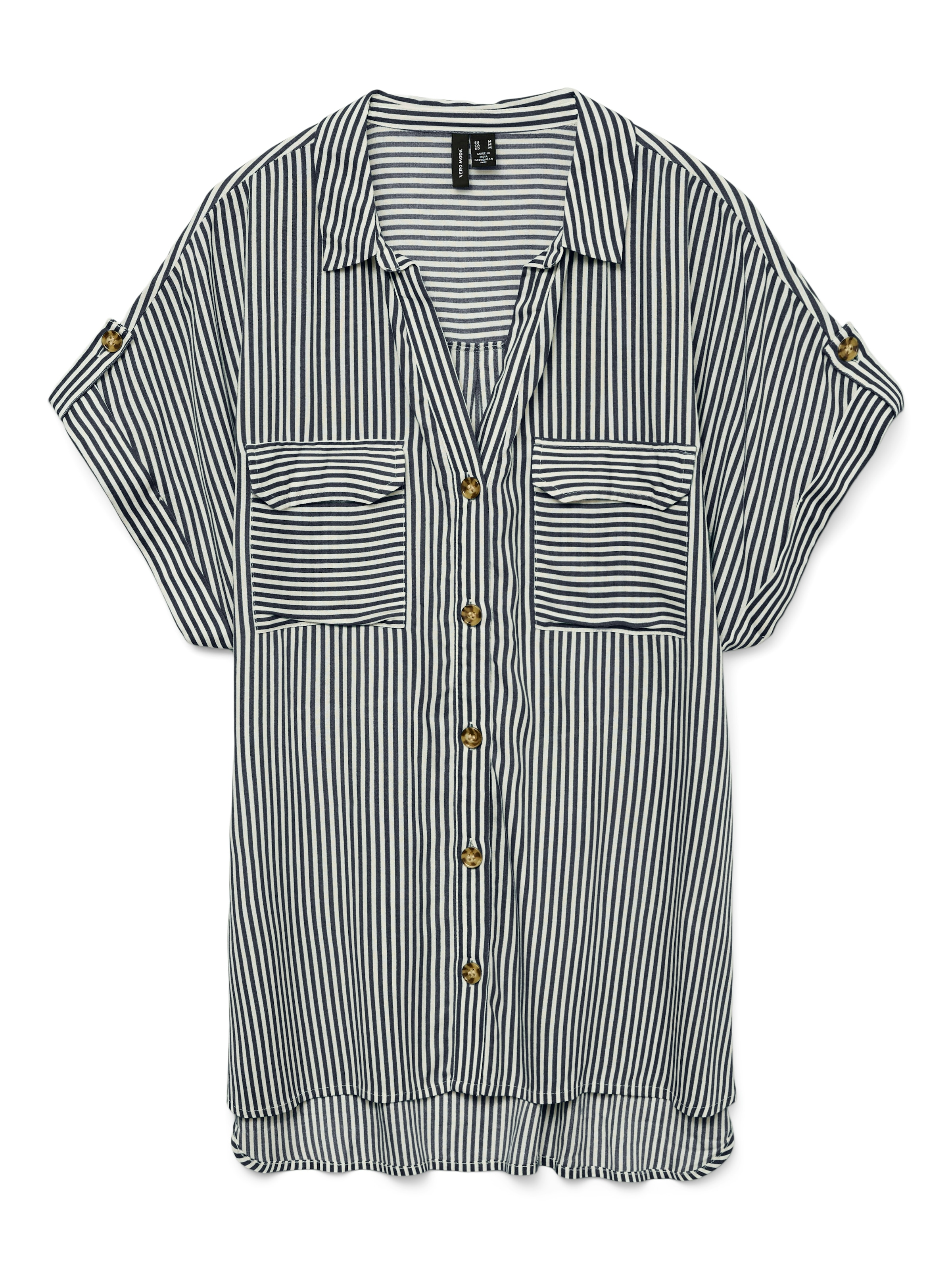 Vero Moda Hemdbluse »VMBUMPY S/S SHIRT WVN GA NOOS«