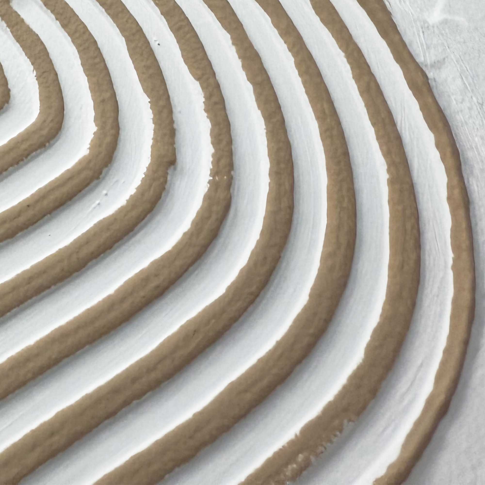 Reinders! Wandbild »Reliefbögen« Wohnzimmer - Beige - MDF - Abstrakt - 50x70 cm