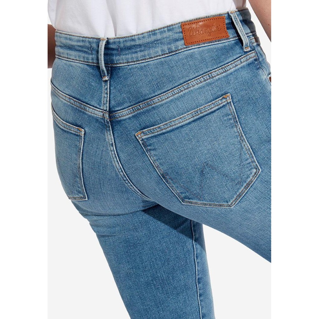 Wrangler Slim-fit-Jeans, hochwertiger Denimstretch