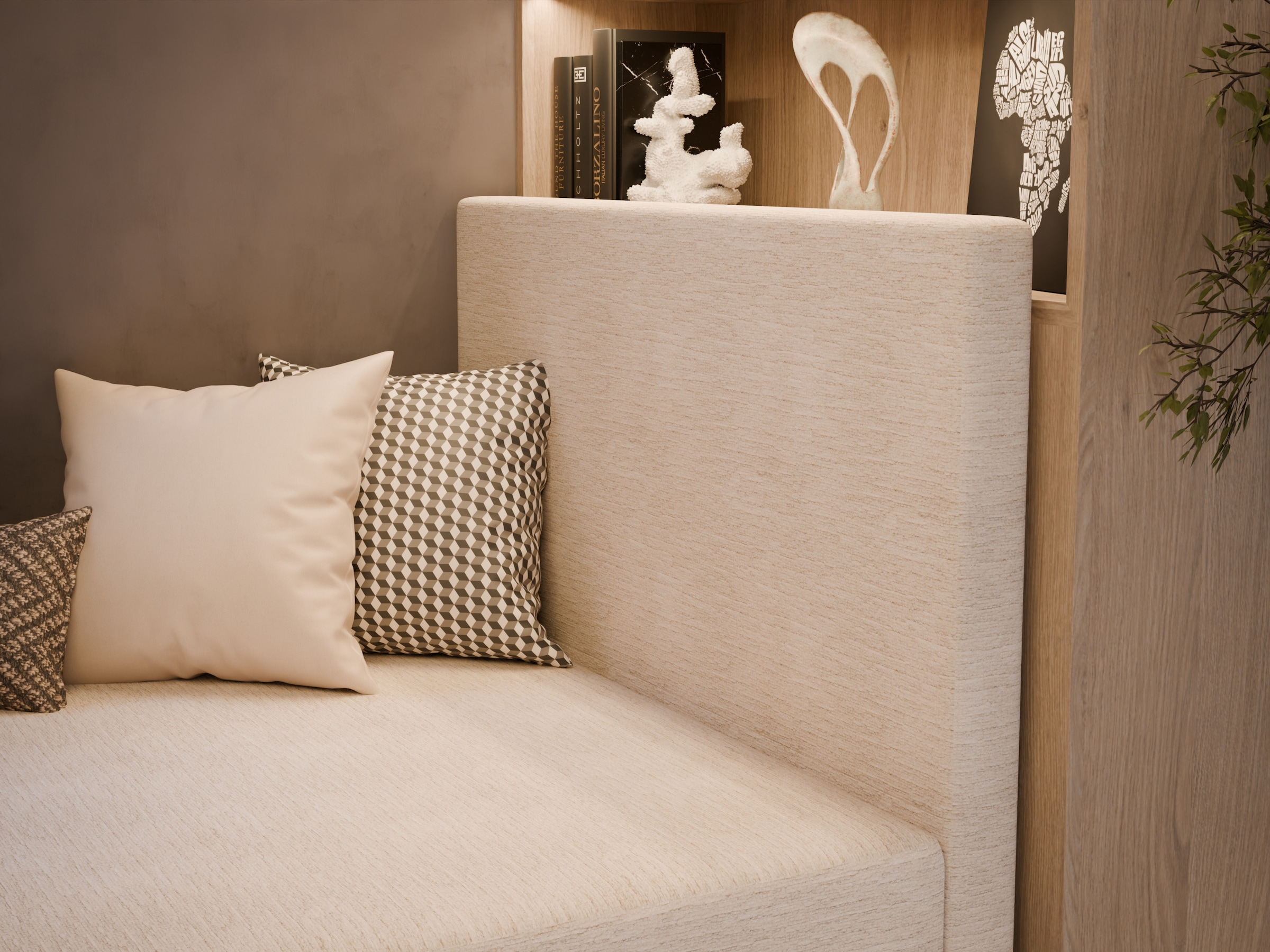 FORTE Einzelbett »LUNO inkl. Bettkasten, Breite: 100cm«