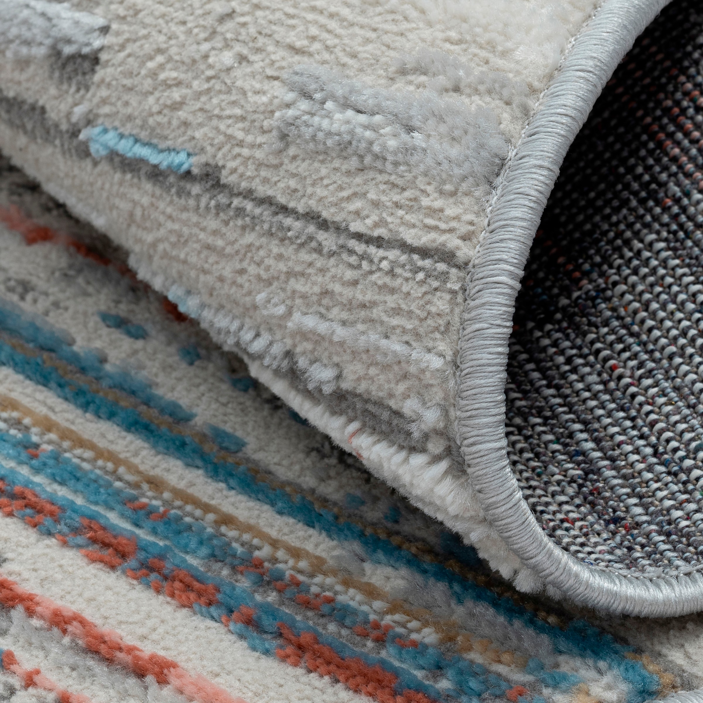 Myflair Möbel & Accessoires Tapis »My Colors« Rond 8 mm Höhe Kurzflor, Retro-Design, besonders weich durch Microfaser