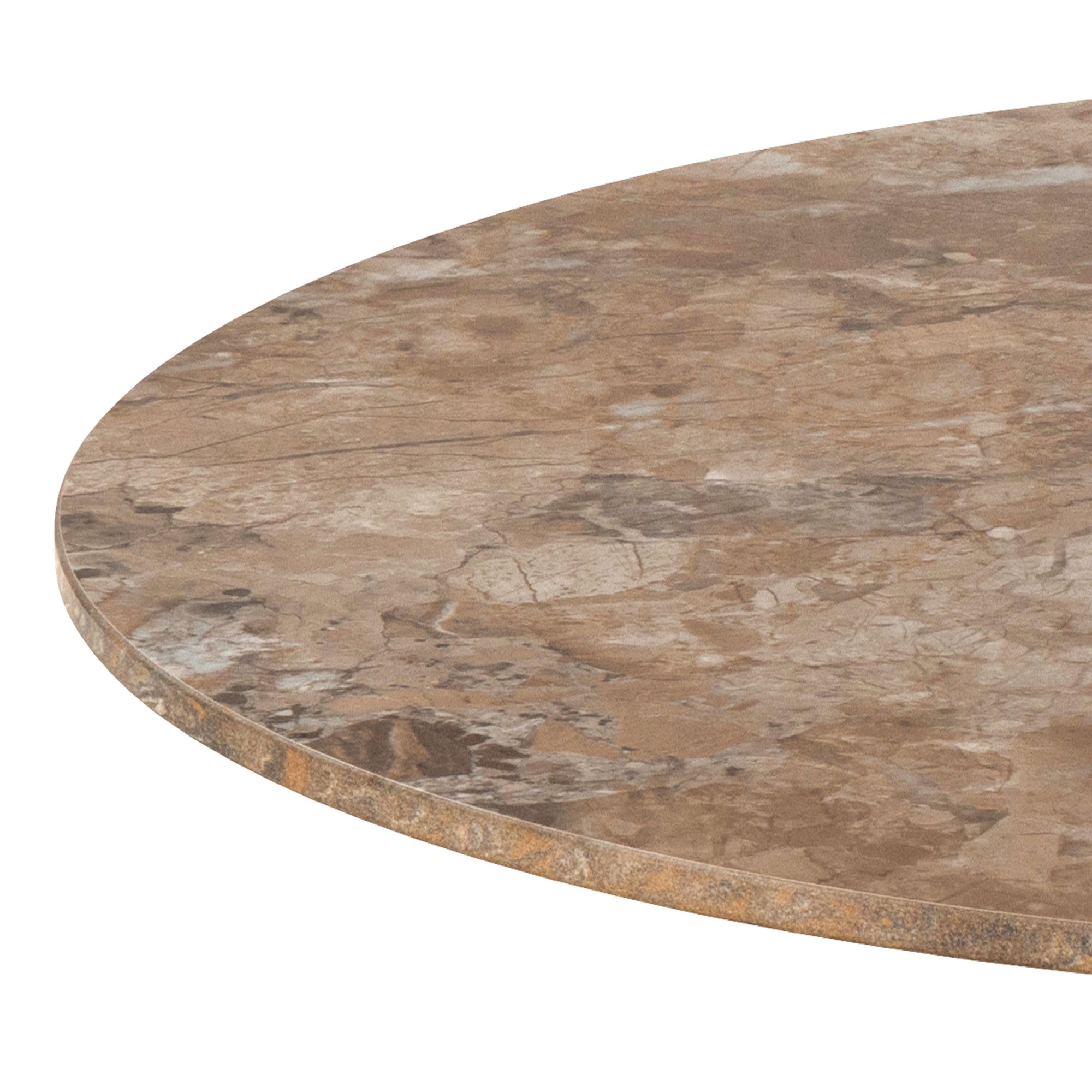 ACTONA GROUP Table basse »Kaffeetisch, Beistelltisch« L/P/H : 60x60x45 cm,  table marron, plateau en céramique poli