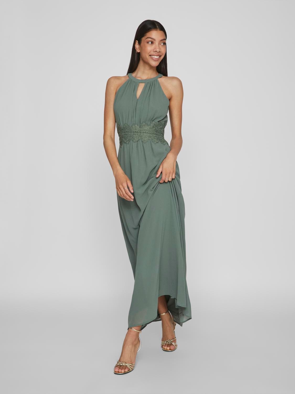 Vila Maxikleid »VIMILINA HALTERNECK MAXI DRESS - NOOS«