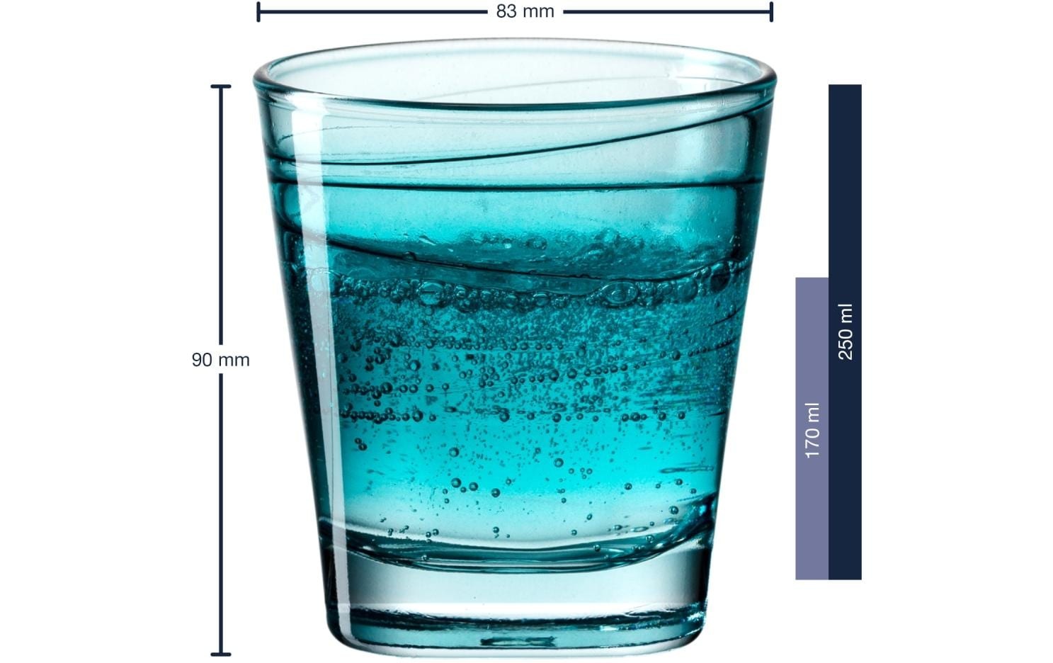 LEONARDO Glas »Vario Struttura, 250ml«, (6 tlg.)