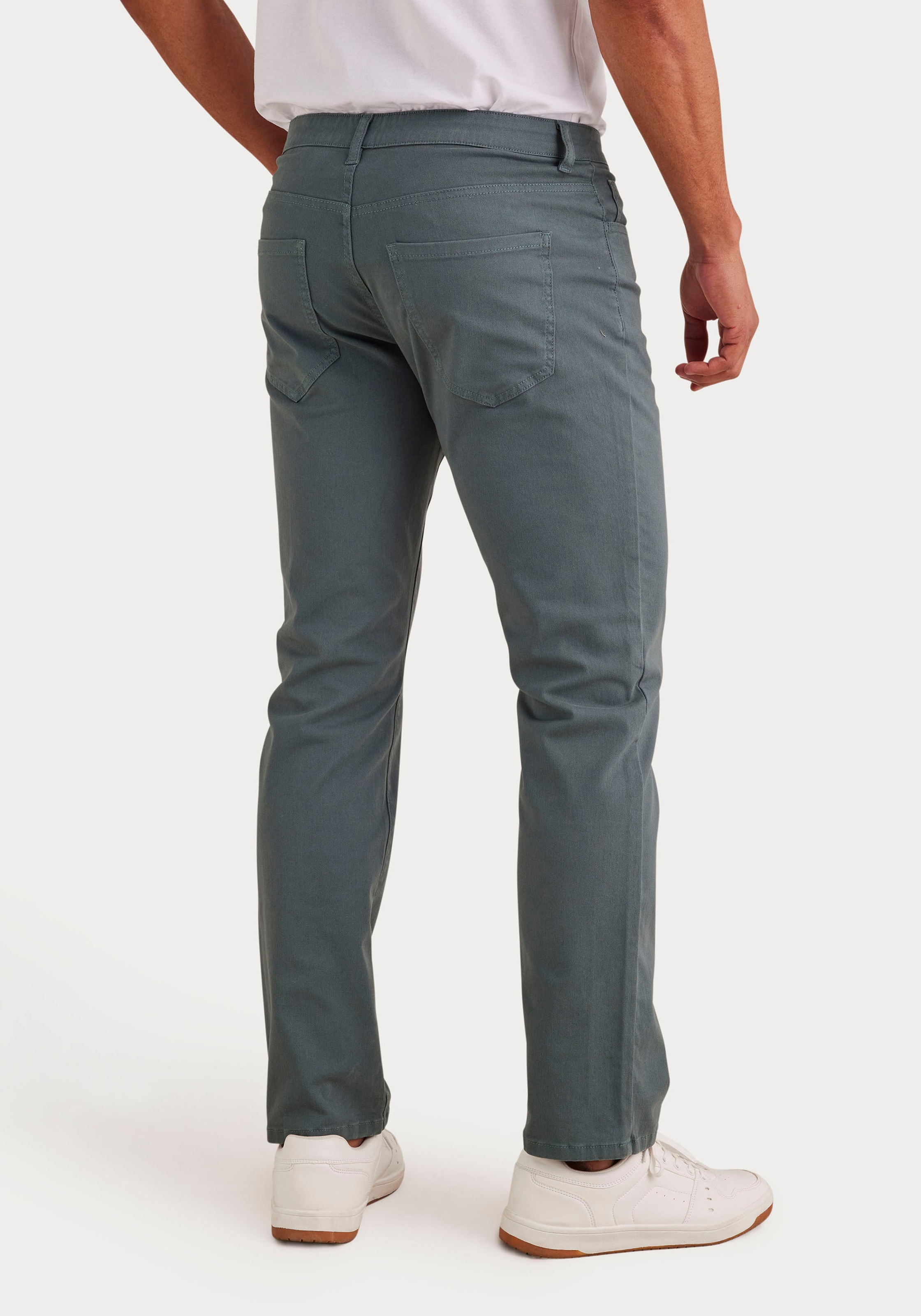 John Devin 5-Pocket-Hose »regular-fit, Chinohose«, aus elastischer Baumwoll-Qualität