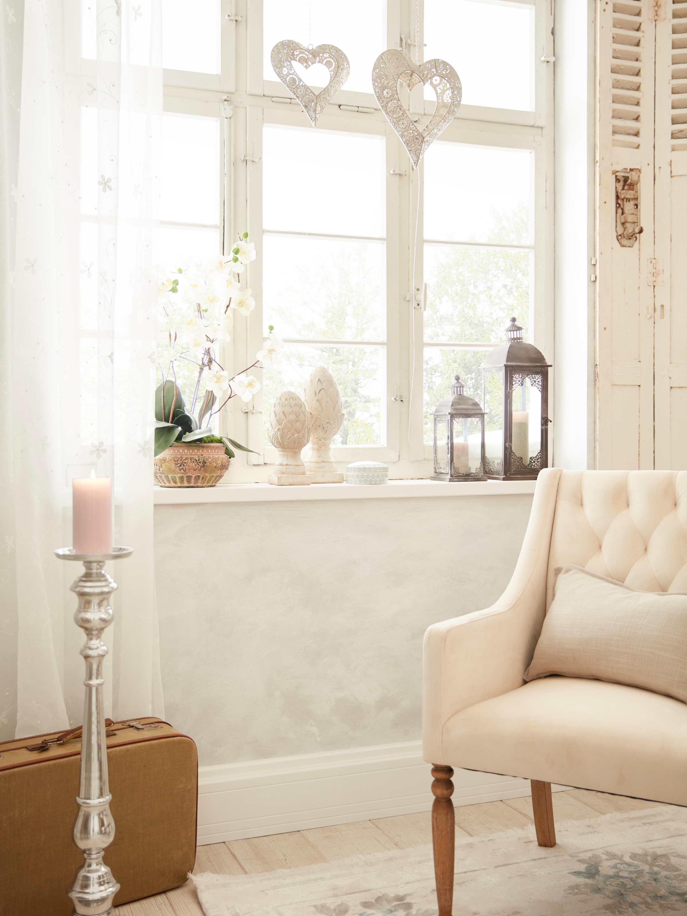 HOMING Gardine »Elise« Bindebänder 1 Stk. tlg. Küche, Schlafzimmer, Wohnzimmer