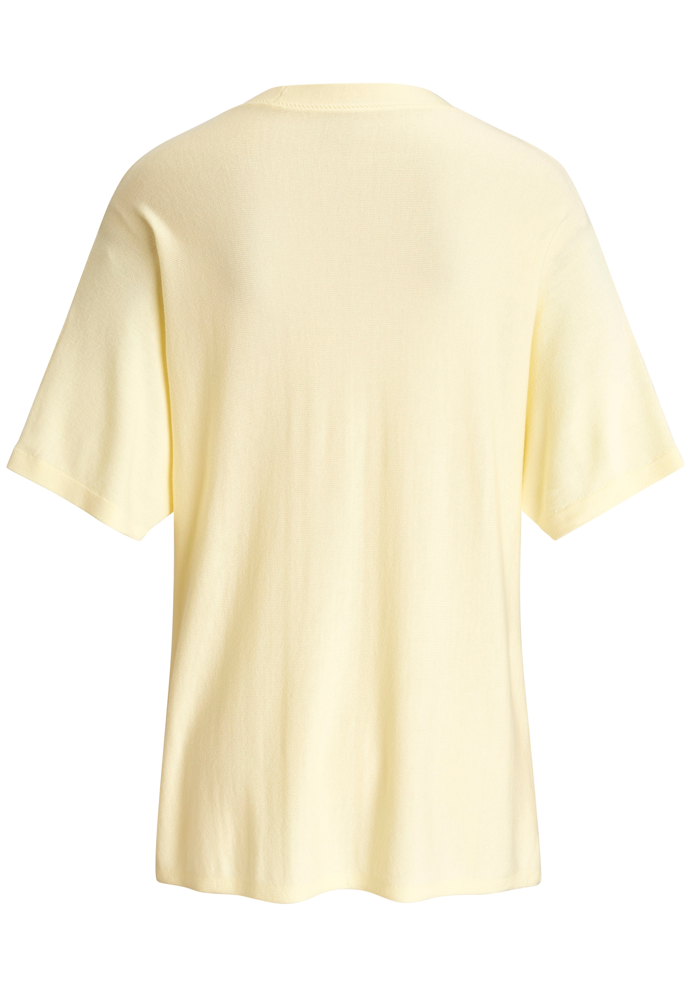 Vivance Kurzarmshirt »mit Lochstrickmuster« aus Viskose-Strick