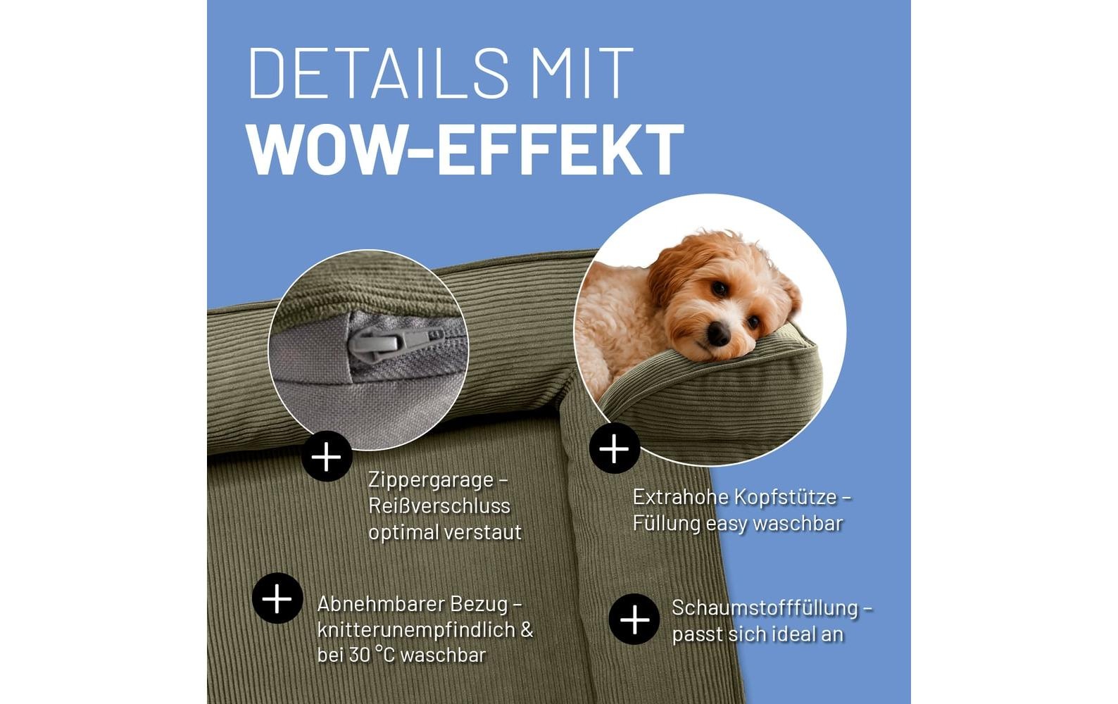 Lumaland Hundebett »Indoor Cord S«
