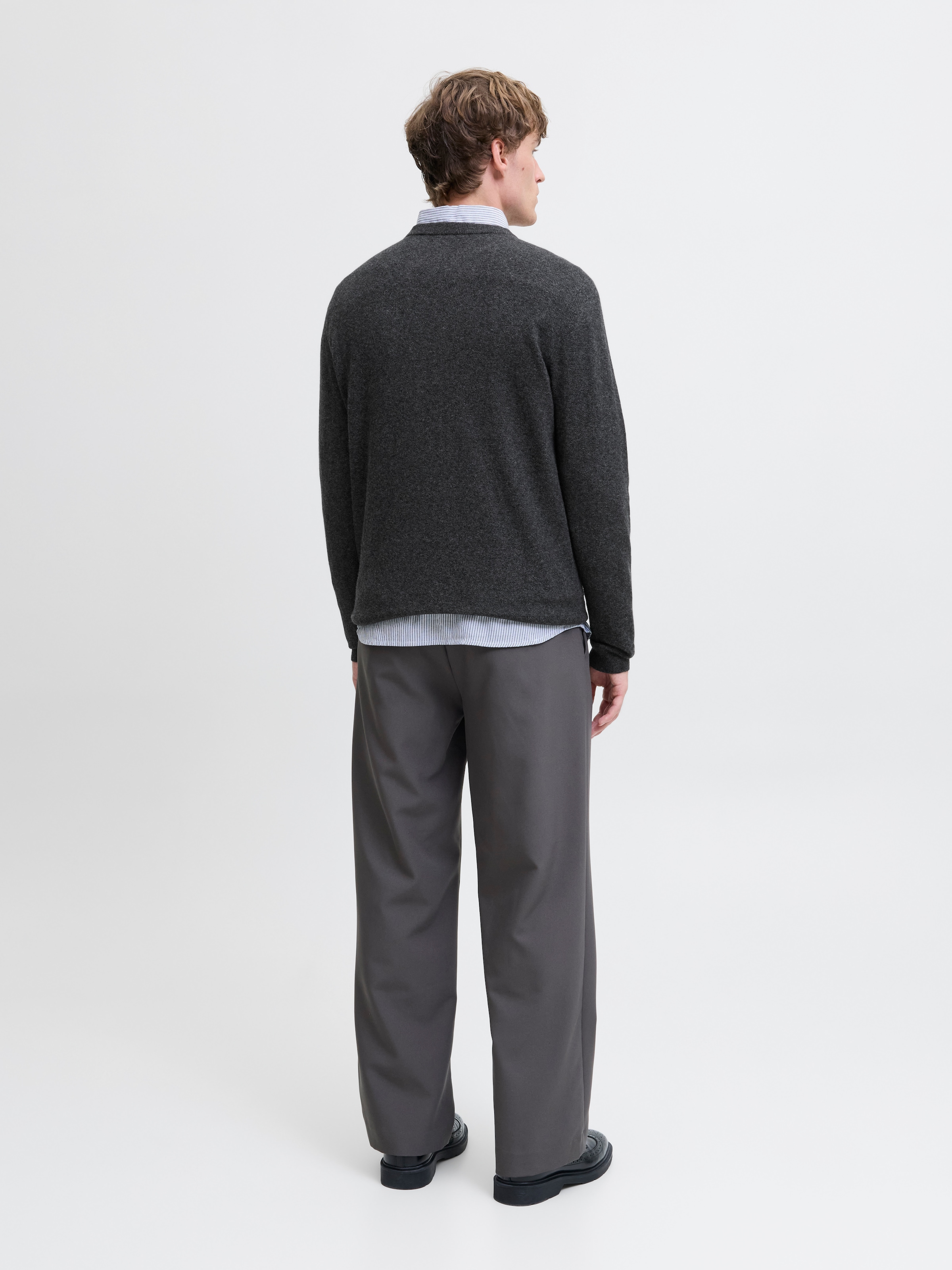 Jack & Jones Pull en tricot »JJEPERFECT WOOL KNIT CREW NECK SN«