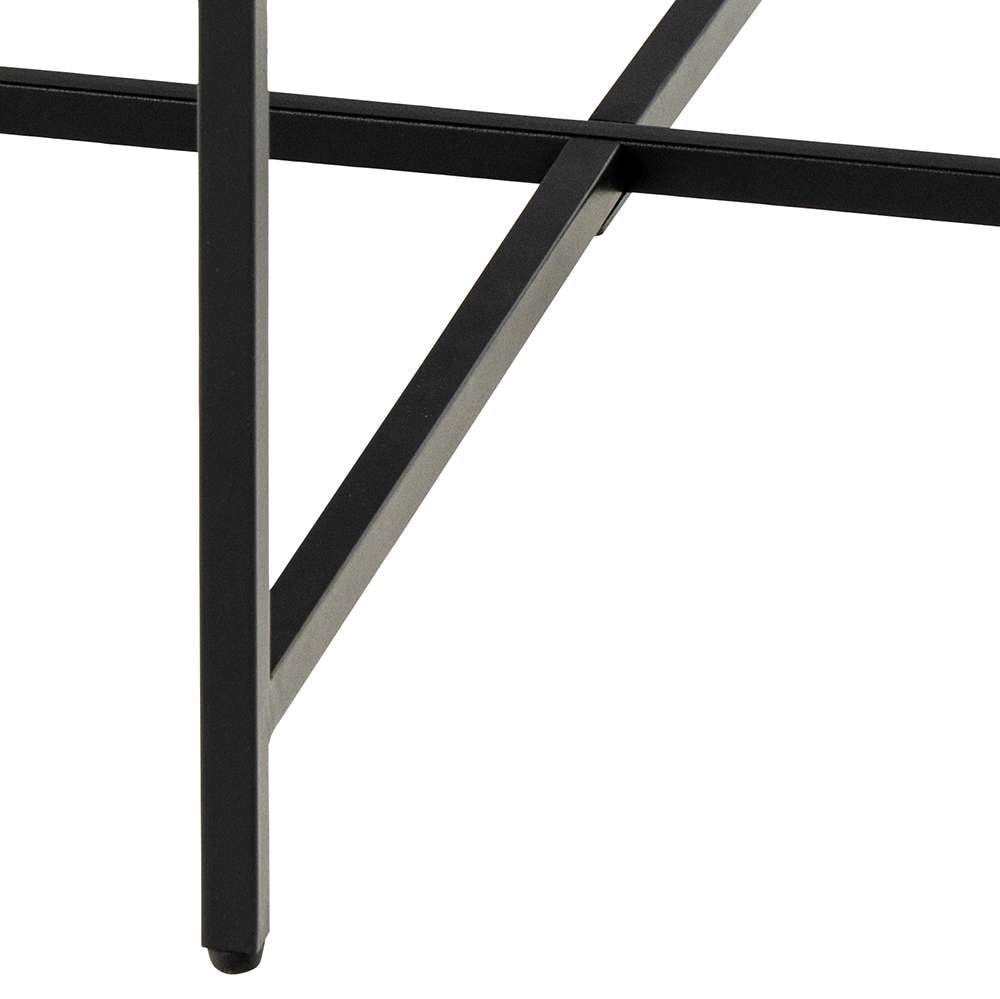 ACTONA GROUP Couchtisch »Lamoine« Rund, Izmir matt schwarz, rau Melamin, Ø70x42 cm