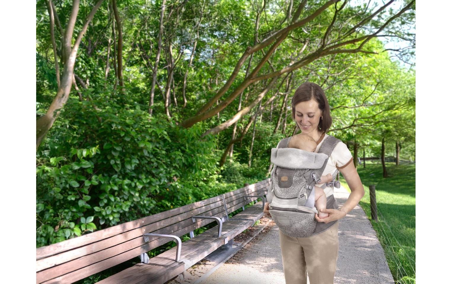 Chicco Porte-bébé »Airy Hip Fit« Ergonomische Babytrage mit integriertem Hüftsitz
