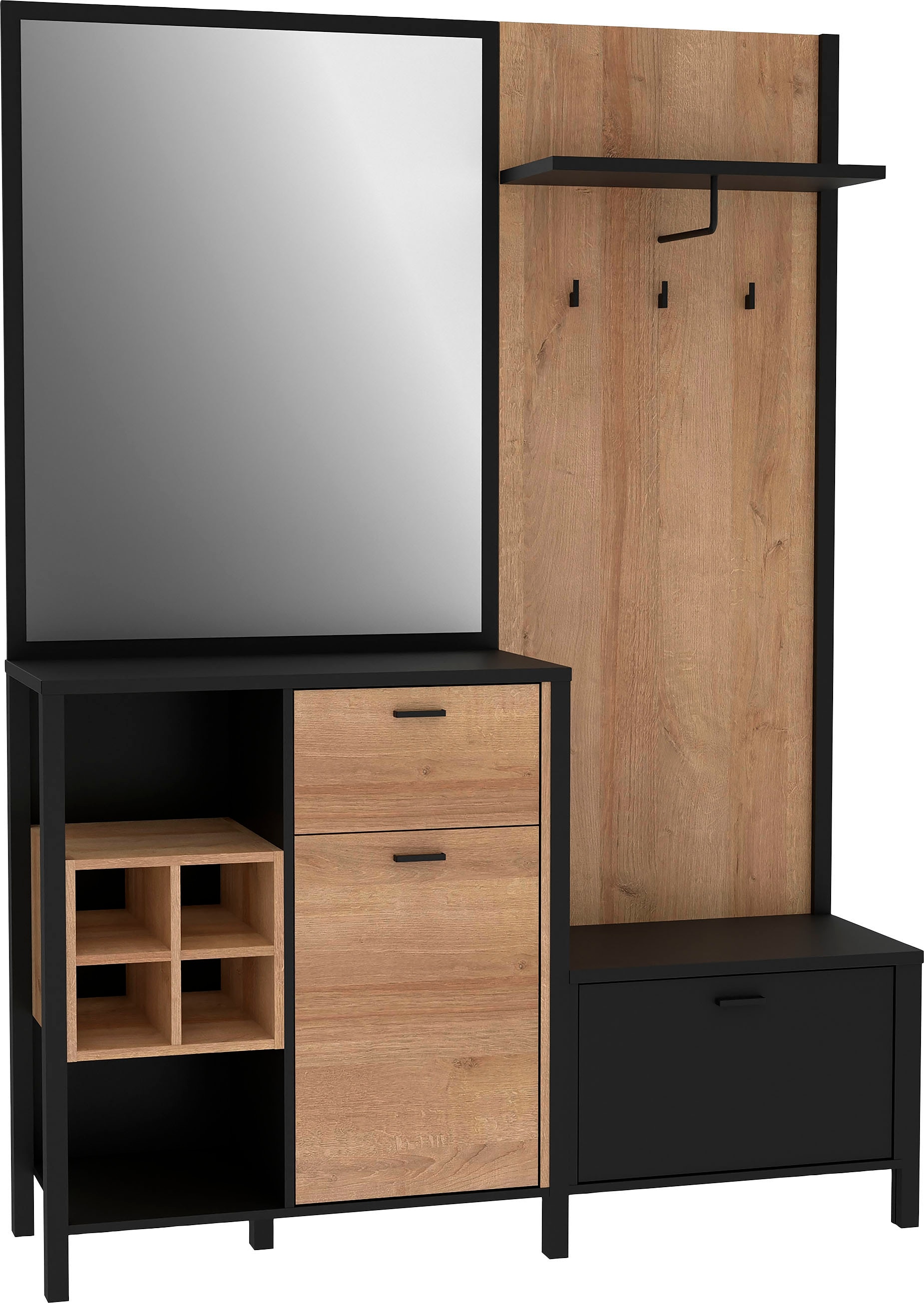 FORTE Kompaktgarderobe »High Rock« Breite 144,5 cm