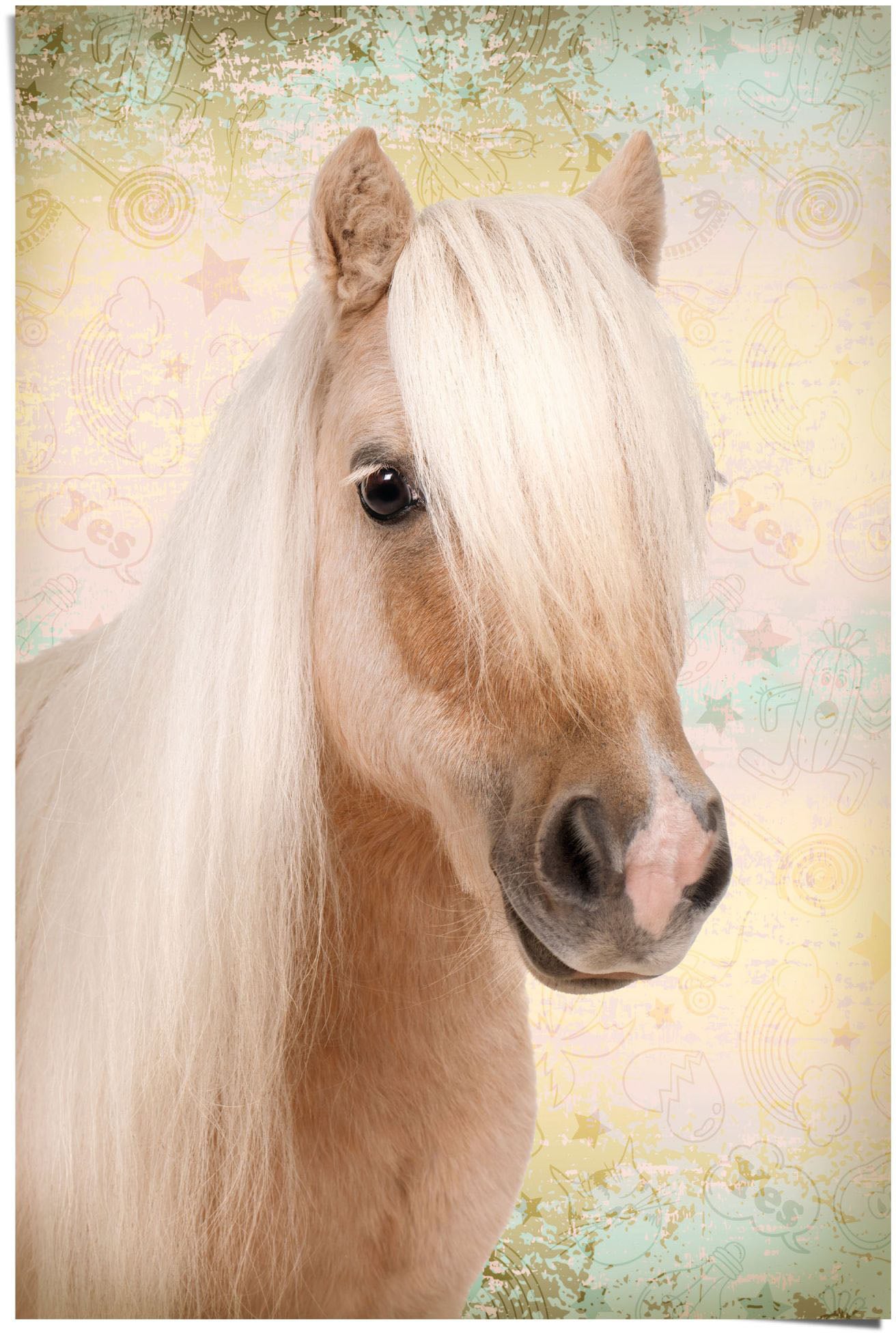 Image of Reinders Poster "Pony Liebe" 1 Stk. tlg.