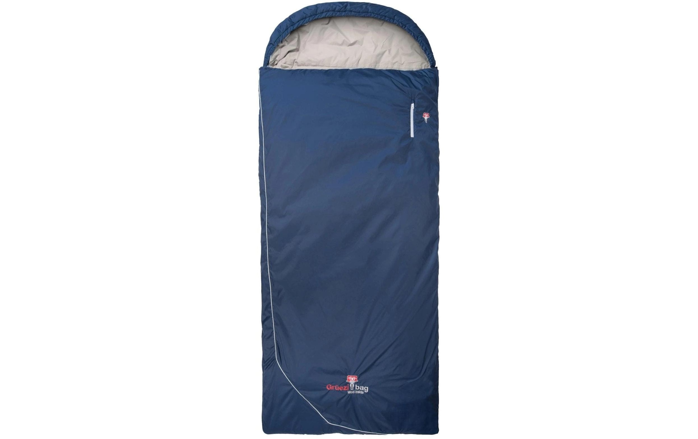 Grüezi bag Sac de couchage »Wolle Camp Comf XXL 4 °C 190 cm« Schlafsack für Erwachsene