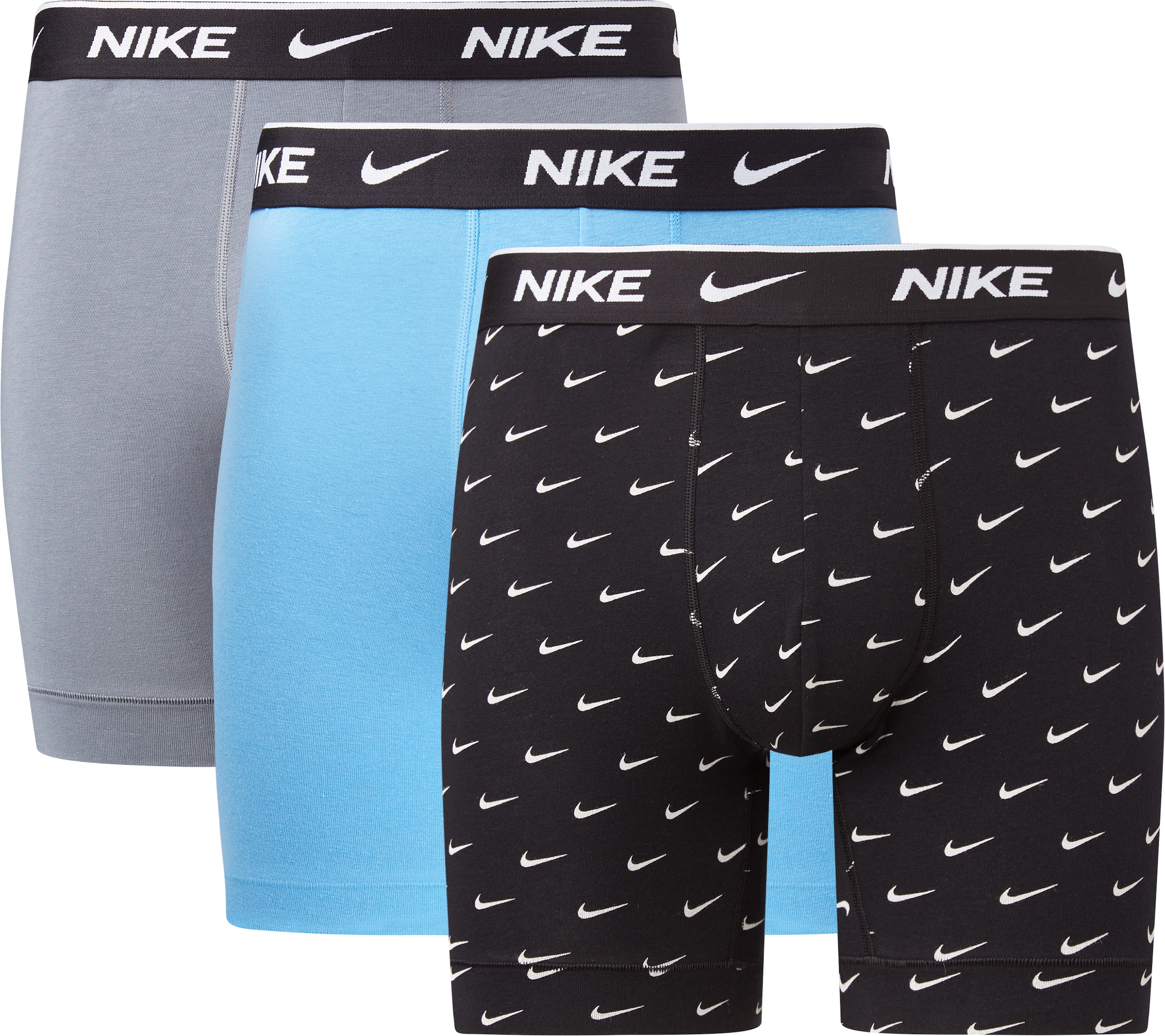 NIKE Underwear Boxer »BOXER BRIEF 3PK« Packung, 3er, 3 cuis mit Logo-Elastikbund