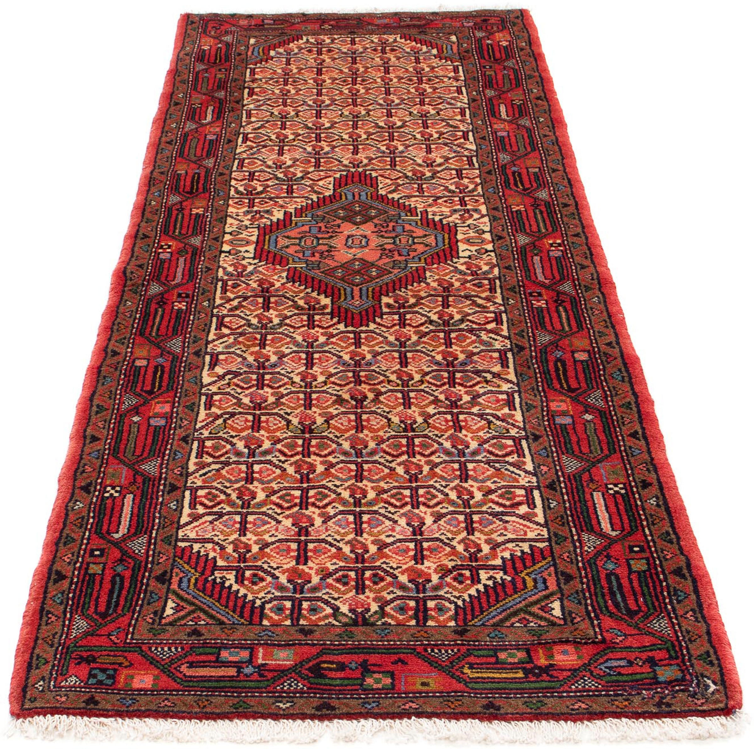 Image of morgenland Orientteppich »Perser - Nomadic - 210 x 78 cm - hellrot«, rechteckig, 10 mm Höhe, Wohnzimmer, Handgeknüpft, Einzelstück mit Zertifikat bei Ackermann Versand Schweiz