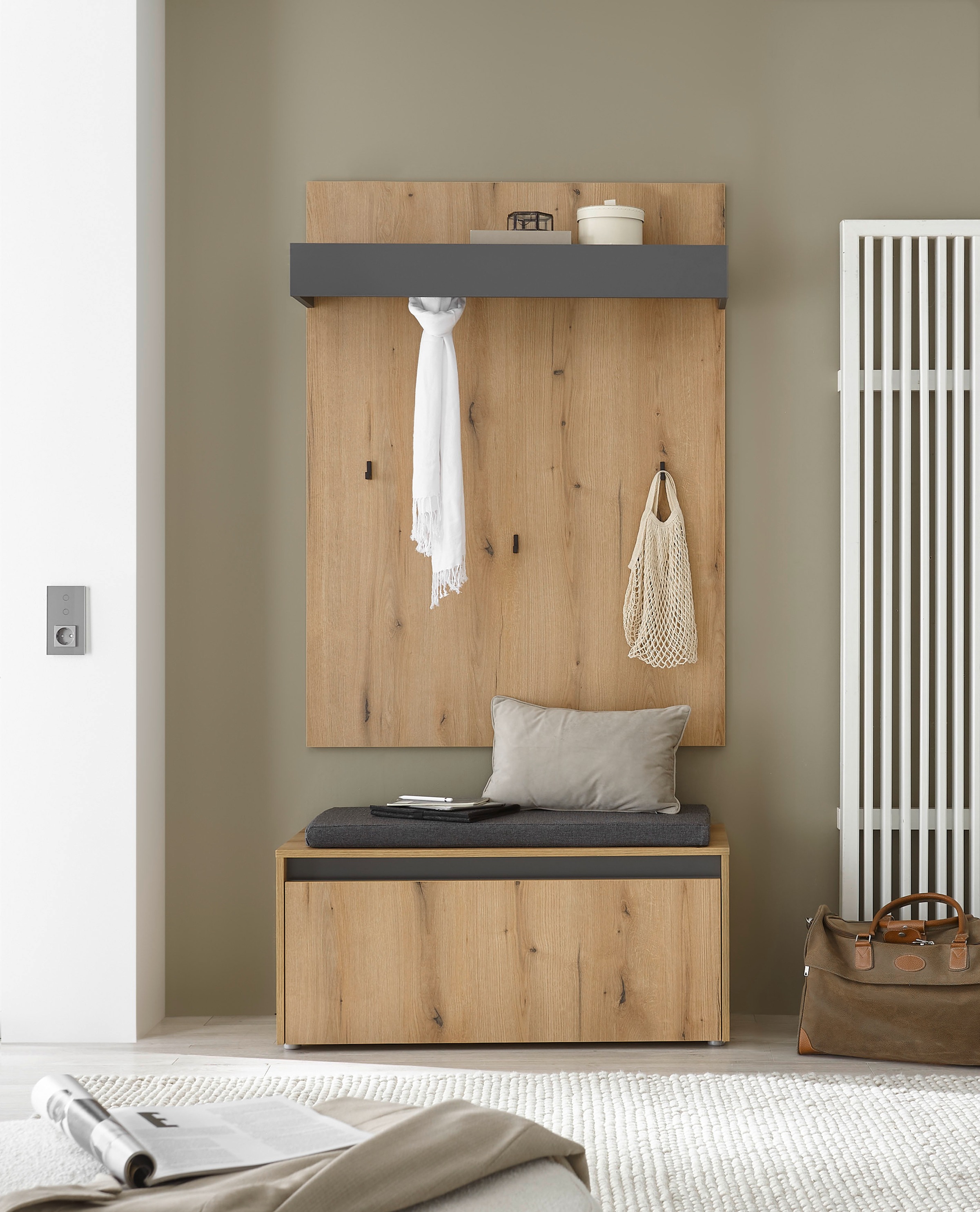 Image of Home affaire Garderoben-Set "GIRON/CiTY, moderne Garderobe, Komplettset mit viel Stauraum" Komplett-Set, 2 Stk. tlg.