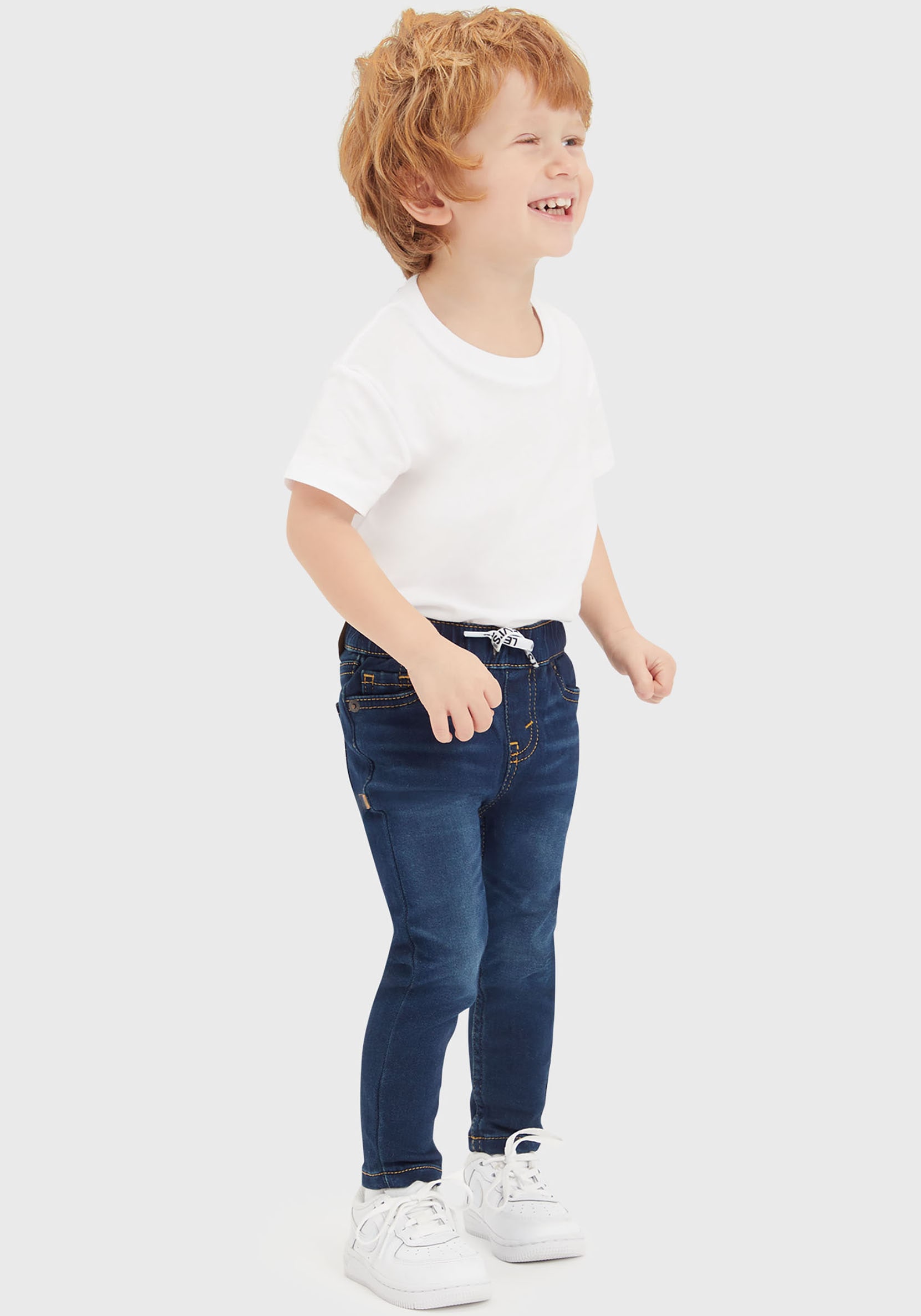 Levi's® Kids Schlupfjeans »LVB SKINNY DOBBY PULL ON PANTS«, for Baby BOYS