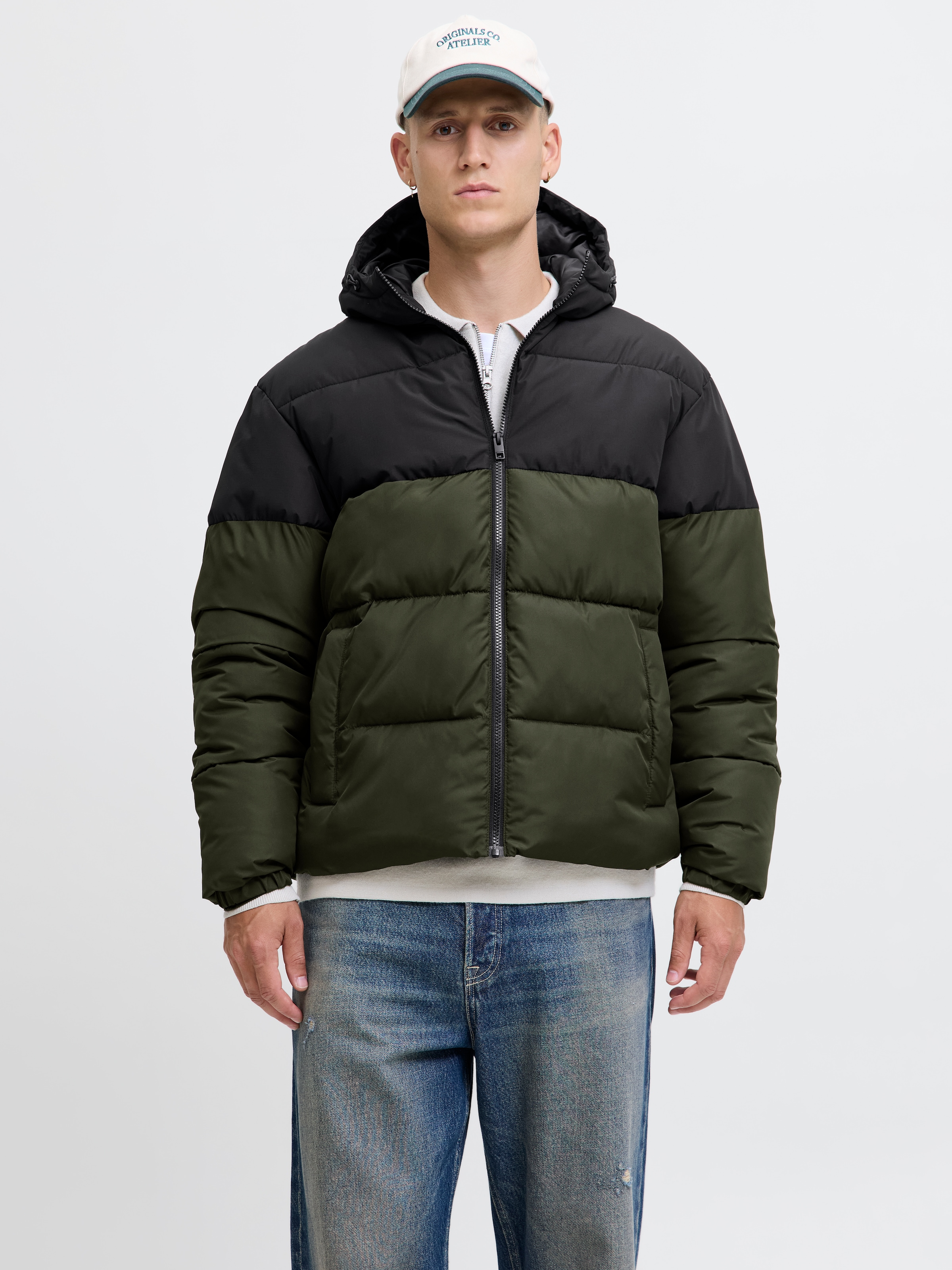 Jack & Jones Veste matelassée »JJMAZE PUFFER HOOD« mit Kapuze