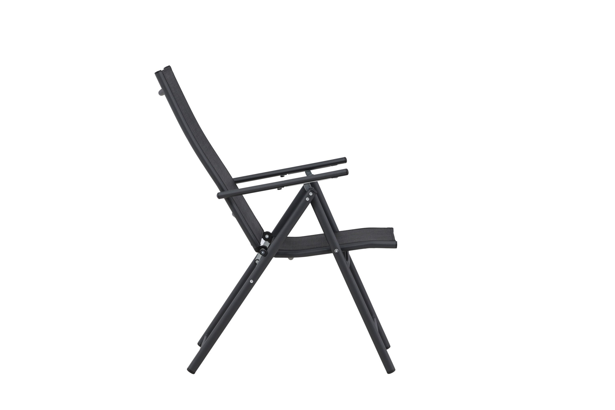 Venture Home Chaise de jardin »Levanzo, 2er-Set Gartenstühle klappbar, belastbar bis 110 kg« () Stuhlset, Stahlrahmen, Textilene-Sitz, klappbar, verstellbare Lehne
